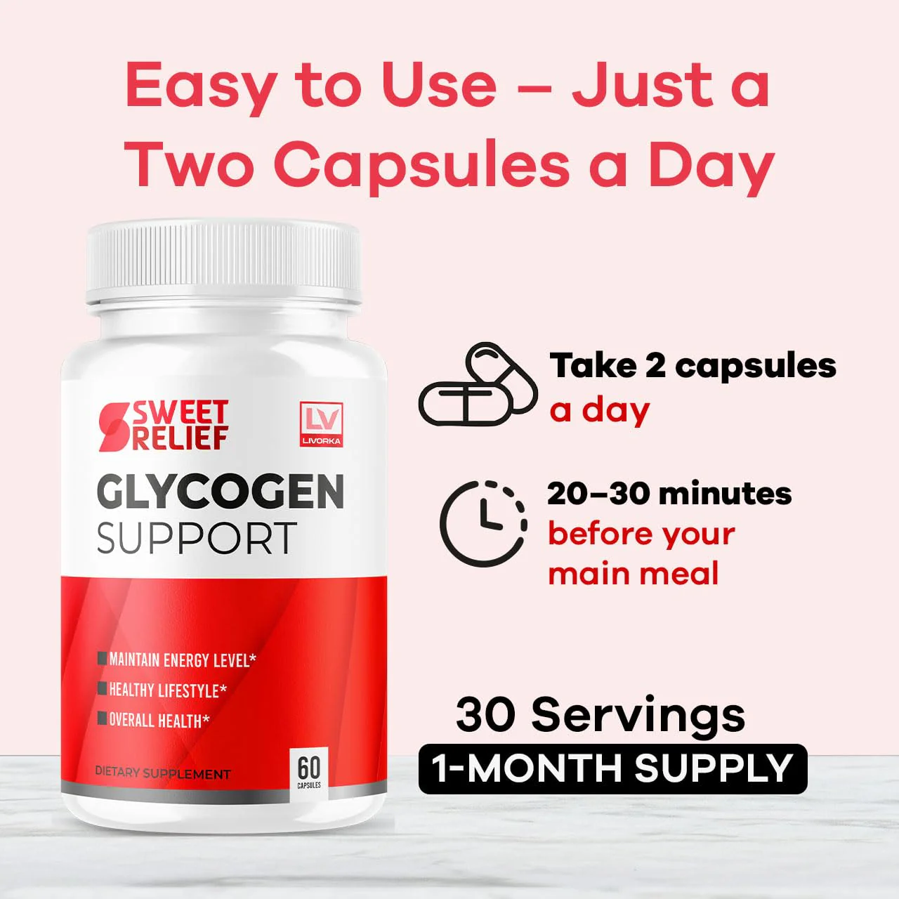 Sweet Relief Capsules - Official SweetRelief Advanced Premium Pills Supplement Support - Maximum Strength, All Natural Formula for Overall Health & Wellness Reviews, 60 Capsules for 1 Month - Image 6