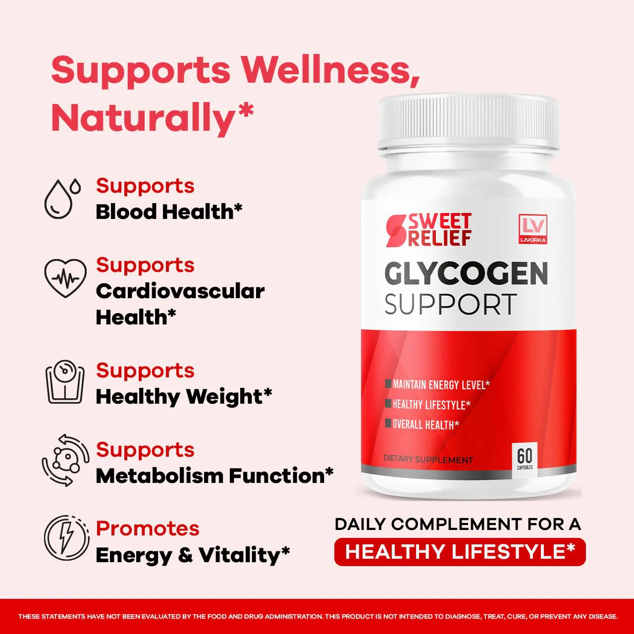 Sweet Relief Capsules - Official SweetRelief Advanced Premium Pills Supplement Support - Maximum Strength, All Natural Formula for Overall Health & Wellness Reviews, 60 Capsules for 1 Month - Image 7