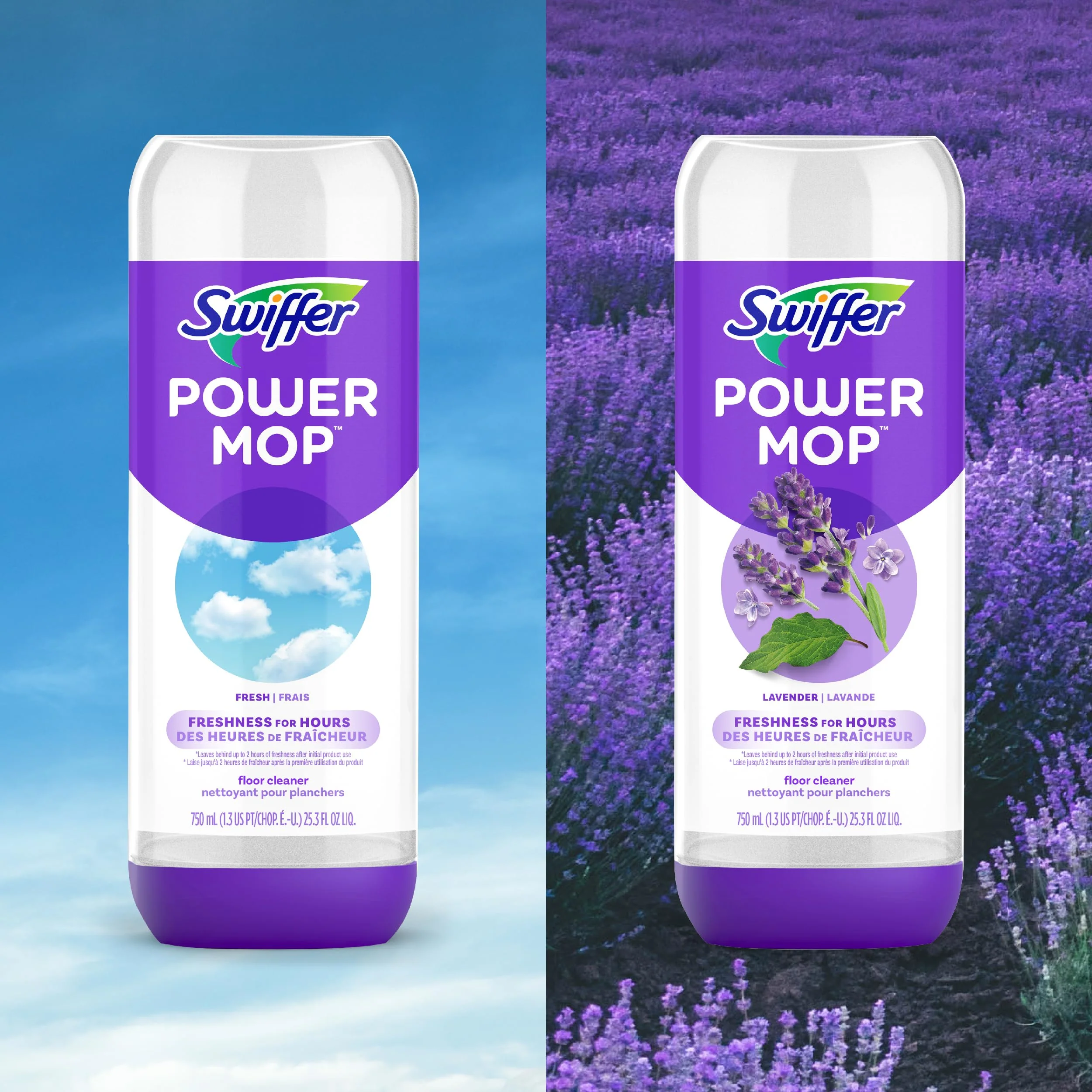 Swiffer PowerMop Floor Cleaning Solution with Fresh Scent, PowerMop Refills, Floor Cleaner for Mopping, 25.3 fl oz, 2 Pack - Image 9