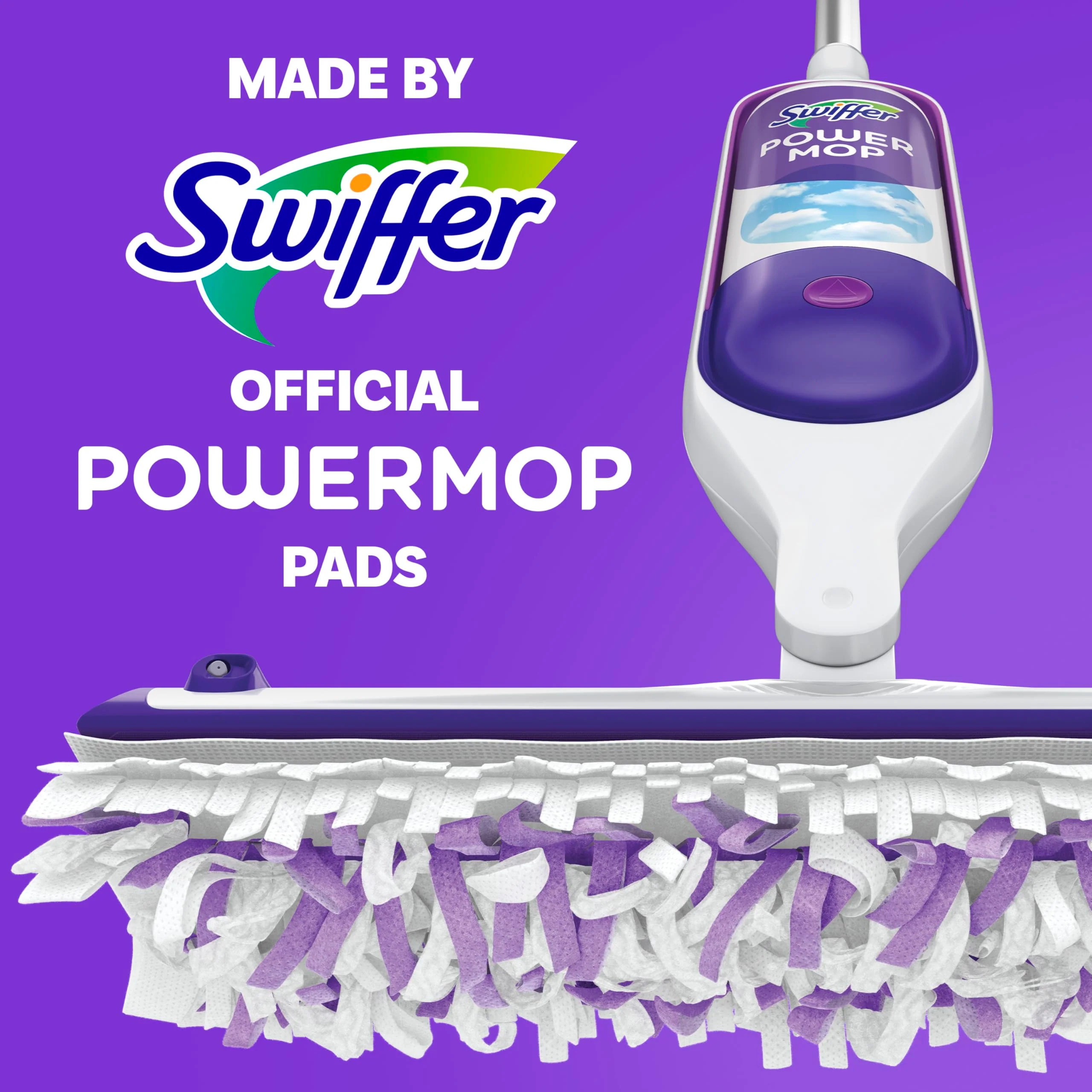 Swiffer PowerMop Multi-Surface Mopping Pad Refills,Made by Swiffer,for Floor Cleaning,11 Count (Pack of 2) - Image 2