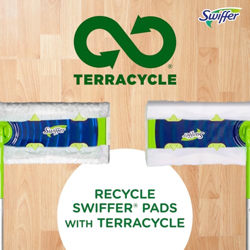 Swiffer Sweep + Mop XL, Broom & Mop Alternative, Floor Cleaner for Dirt, Dust, Hair, All Purpose Cleaning Tool for Home, Bathroom, Kitchen, Set Includes 1 XL Sweeper 8 XL Dry Pads 2 XL Wet Pads Fresh - Image 2