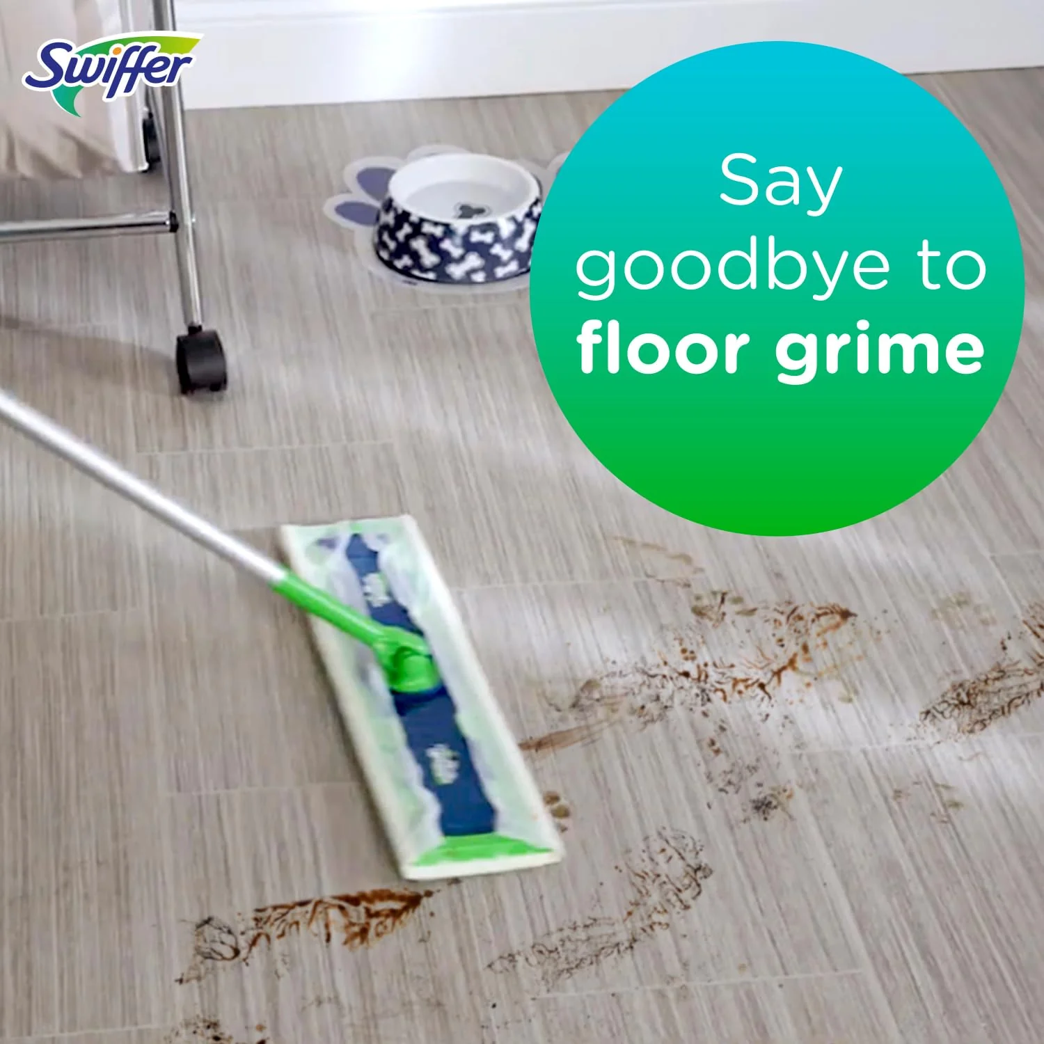 Swiffer Sweep + Mop XL, Broom & Mop Alternative, Floor Cleaner for Dirt, Dust, Hair, All Purpose Cleaning Tool for Home, Bathroom, Kitchen, Set Includes 1 XL Sweeper 8 XL Dry Pads 2 XL Wet Pads Fresh - Image 3