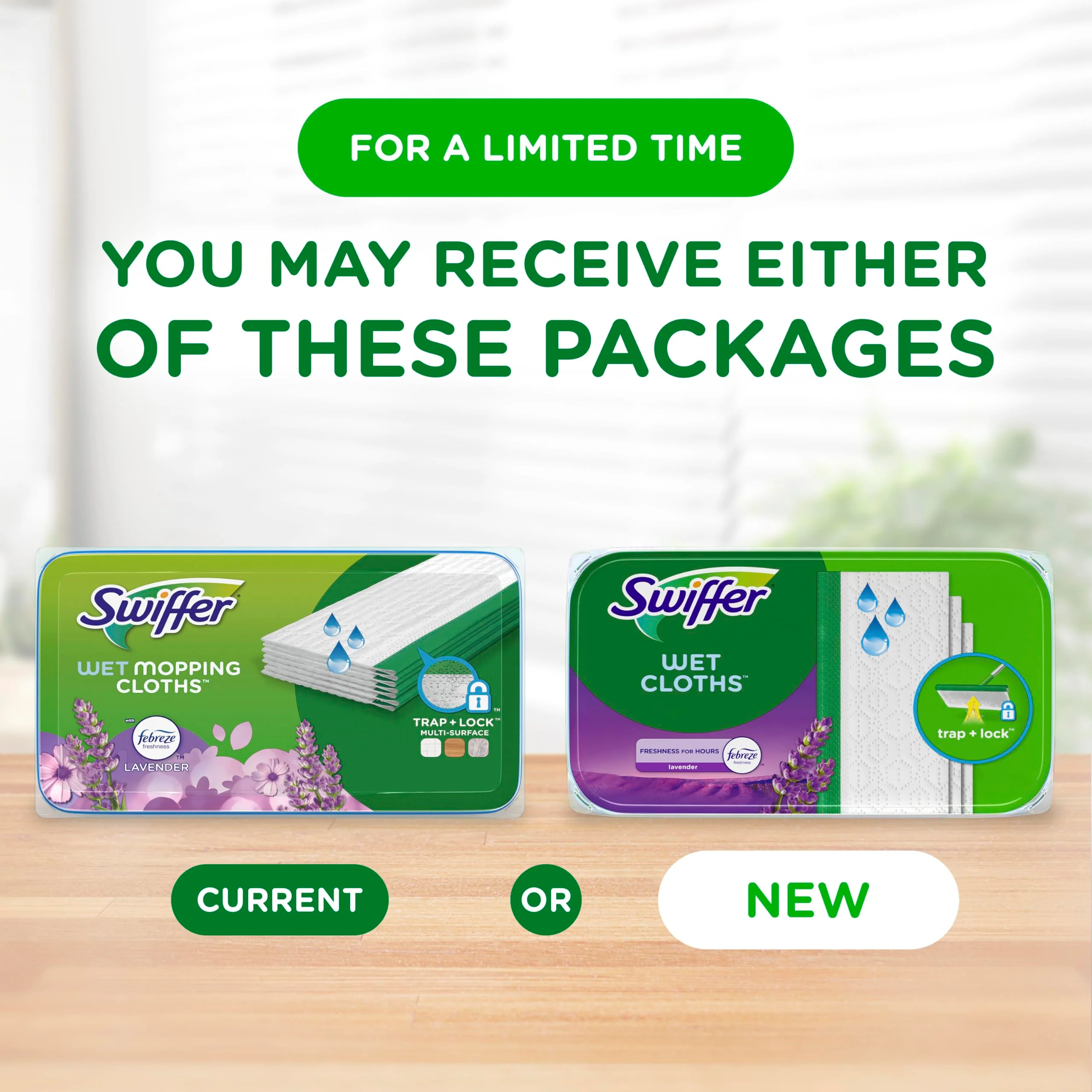 Swiffer Sweeper Wet Mopping Cloths with Febreze Freshness, Lavender Vanilla & Comfort, 24 Count (Pack of 2) - Image 9