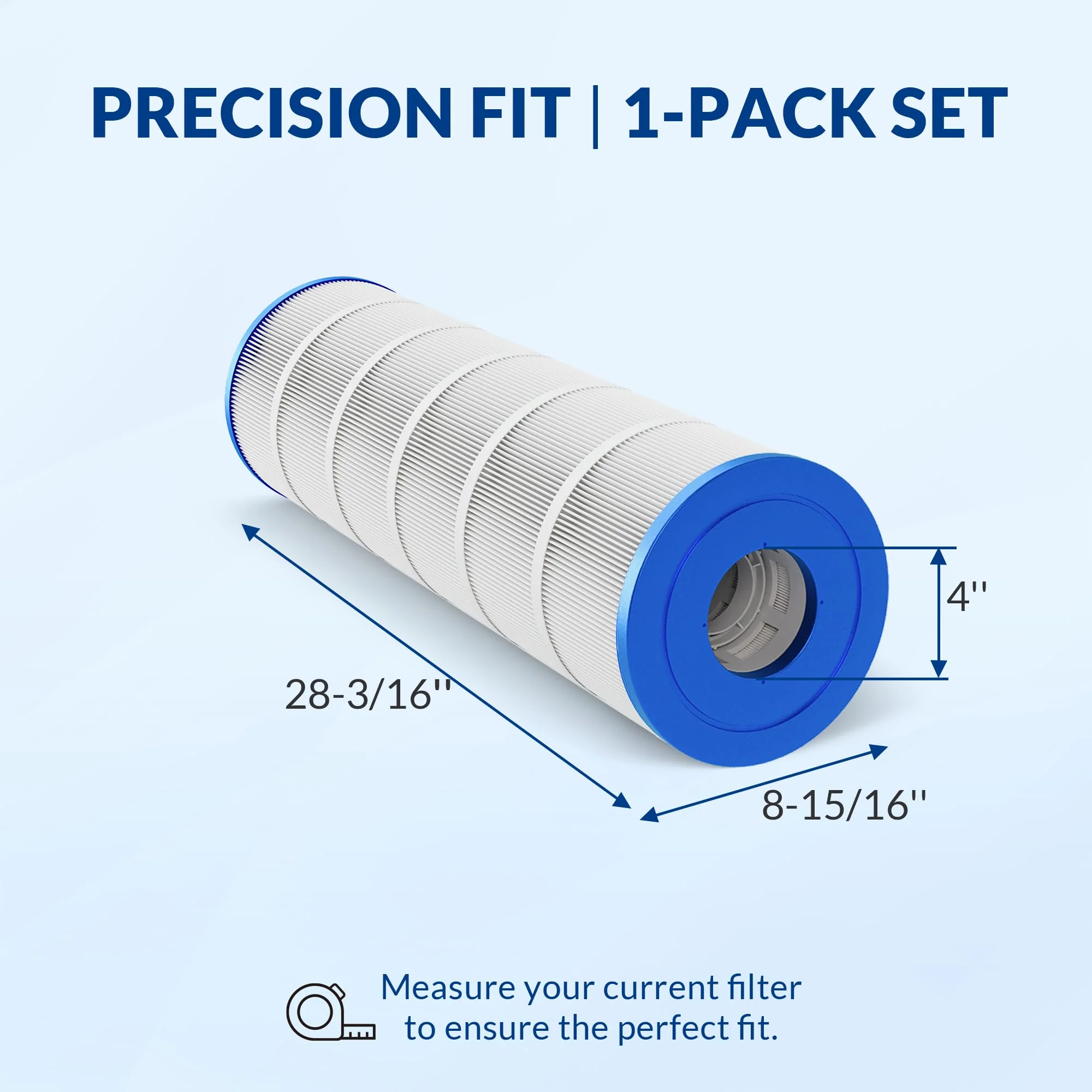 Swimara Pro Series Pool Filter Cartridge, 3oz Trilobal Fabric, Replacement for Hayward CX1750RE CX1900RE Unicel C-8417 Filbur FC-1294, Compatible with Star-Clear Plus C1750, 175 Sq. Ft. - Image 7