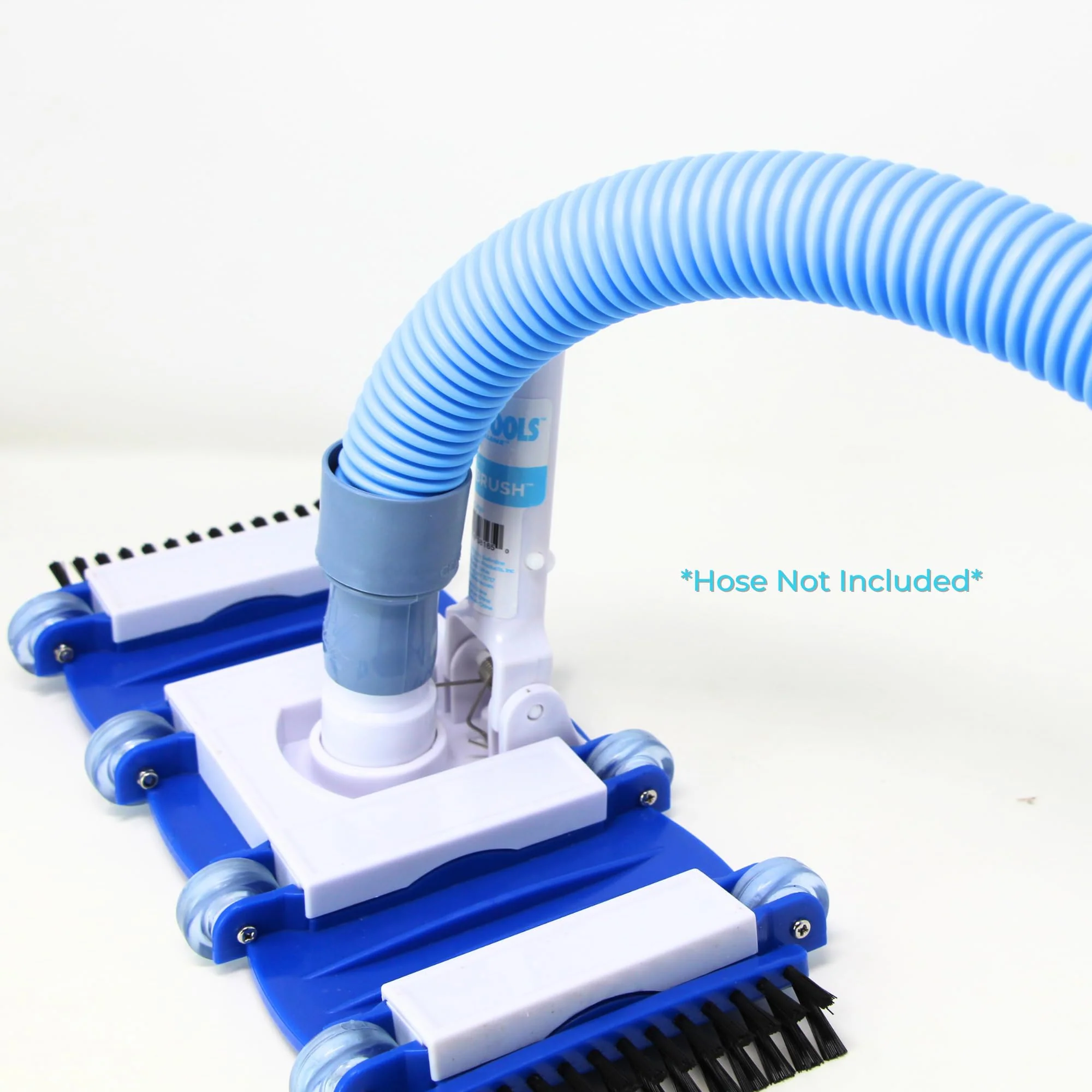SWIMLINE HYDROTOOLS Manual Pool Vacuum Head Attachment For Inground & Above Ground Pools |Weighted Flexible Swimming Pool Vac Head Rectangle Shape W/ Wheels Brushes| Swivel Hose 1-1/4 or 1-1/2’’ Clean - Image 2