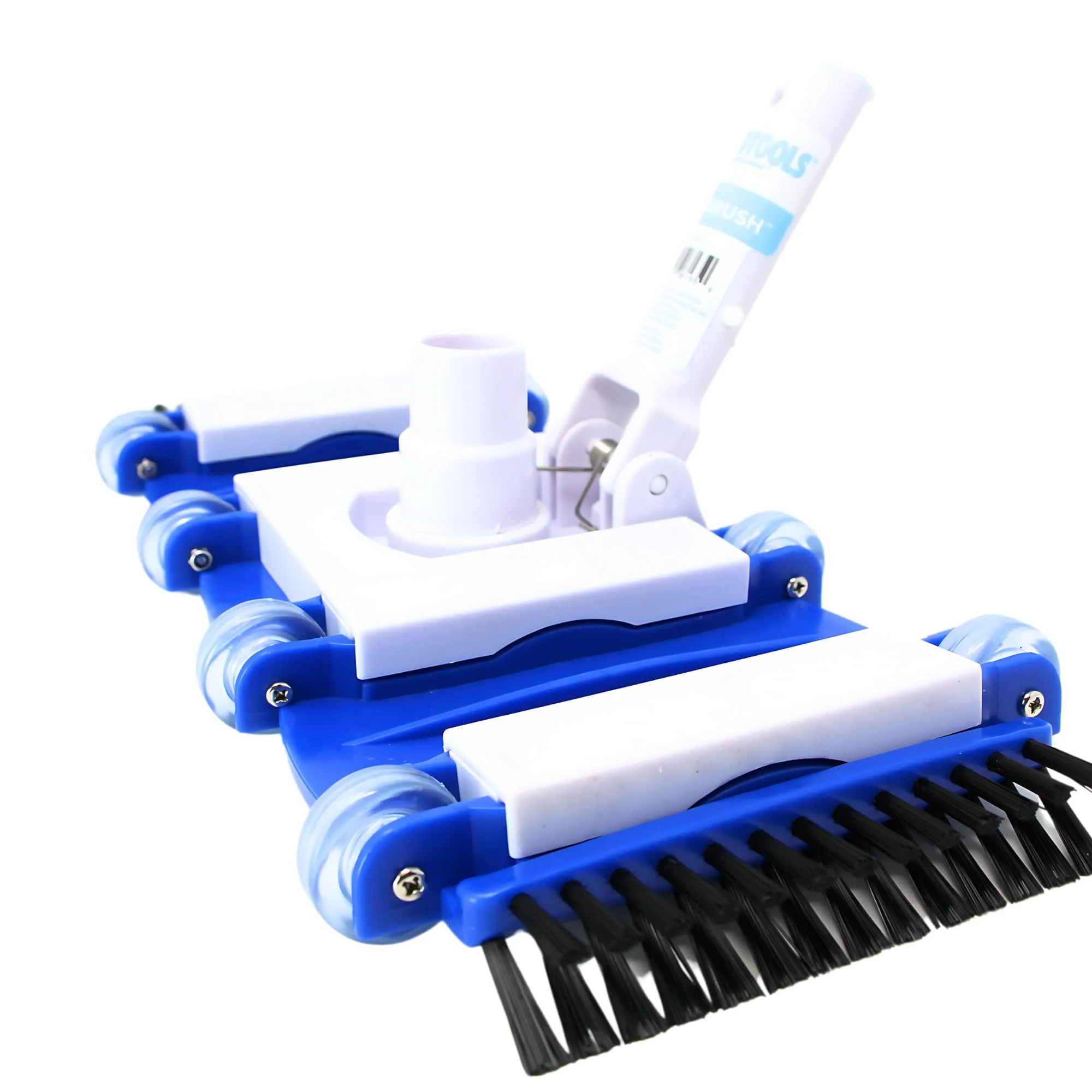 SWIMLINE HYDROTOOLS Manual Pool Vacuum Head Attachment For Inground & Above Ground Pools |Weighted Flexible Swimming Pool Vac Head Rectangle Shape W/ Wheels Brushes| Swivel Hose 1-1/4 or 1-1/2’’ Clean - Image 3
