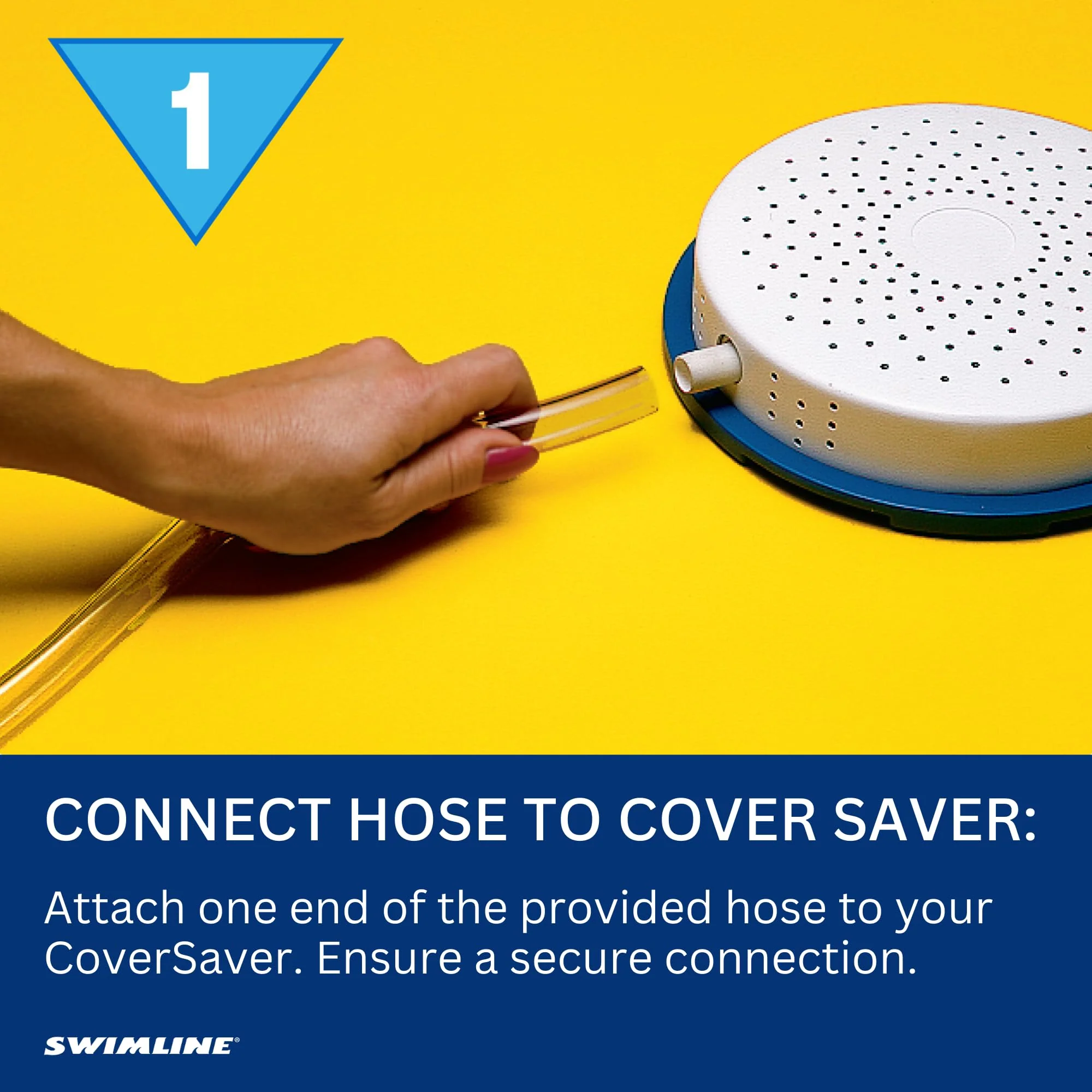SWIMLINE HYDROTOOLS ORIGINAL Submersible Pool Cover Water Siphon Pump Automatic Removal For Above Ground Swimming Pools, Covers, & Hot Tubs Winterizing Kit |Non Electric Drain Hose Cover Saver 5436 - Image 5