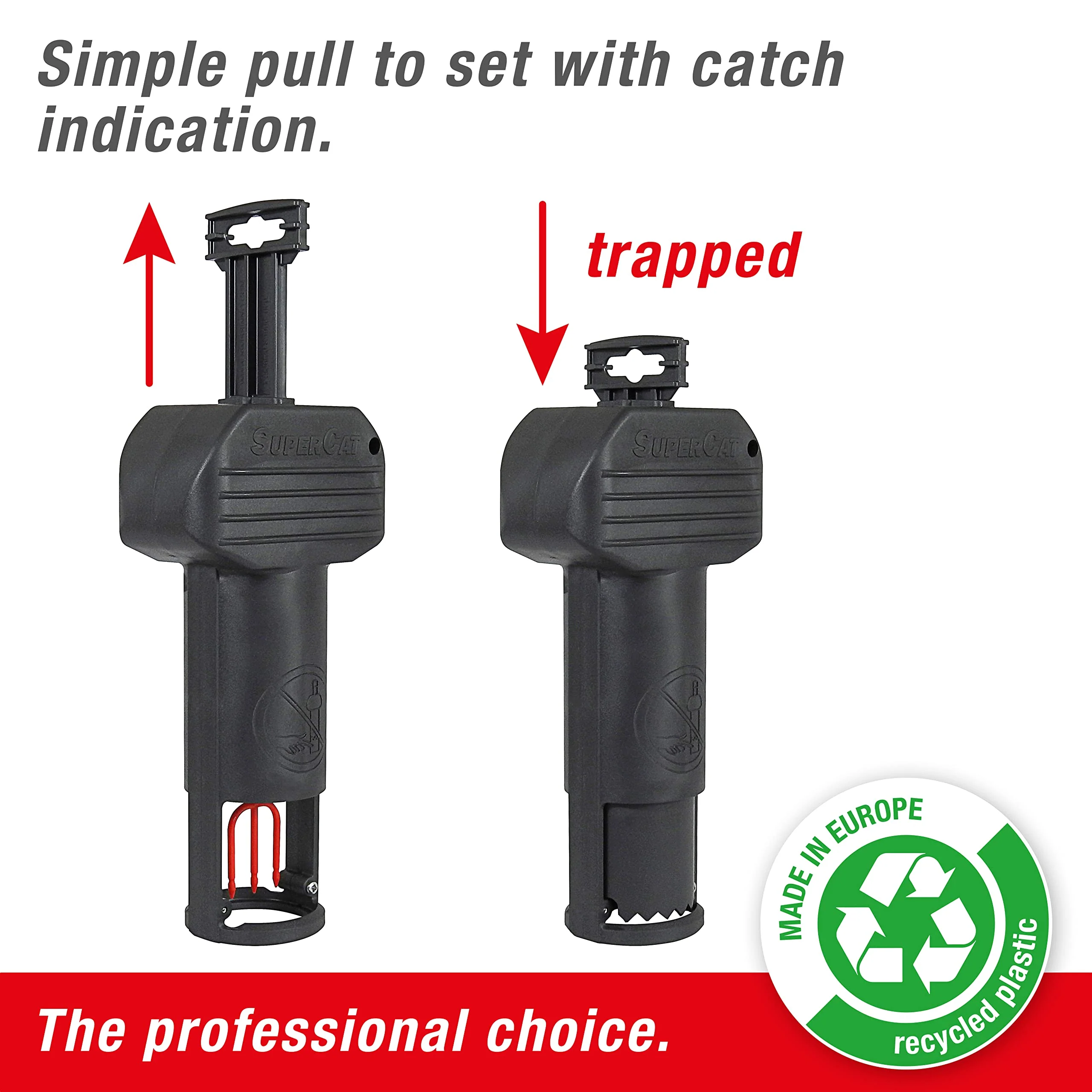 SWISSINNO Gopher & Vole Trap PRO SuperCat – Reusable Tunnel Trap with Dual-Trigger System – Easy to Set, Made in Europe – High Catch Rate - 1 Pcs - Image 4