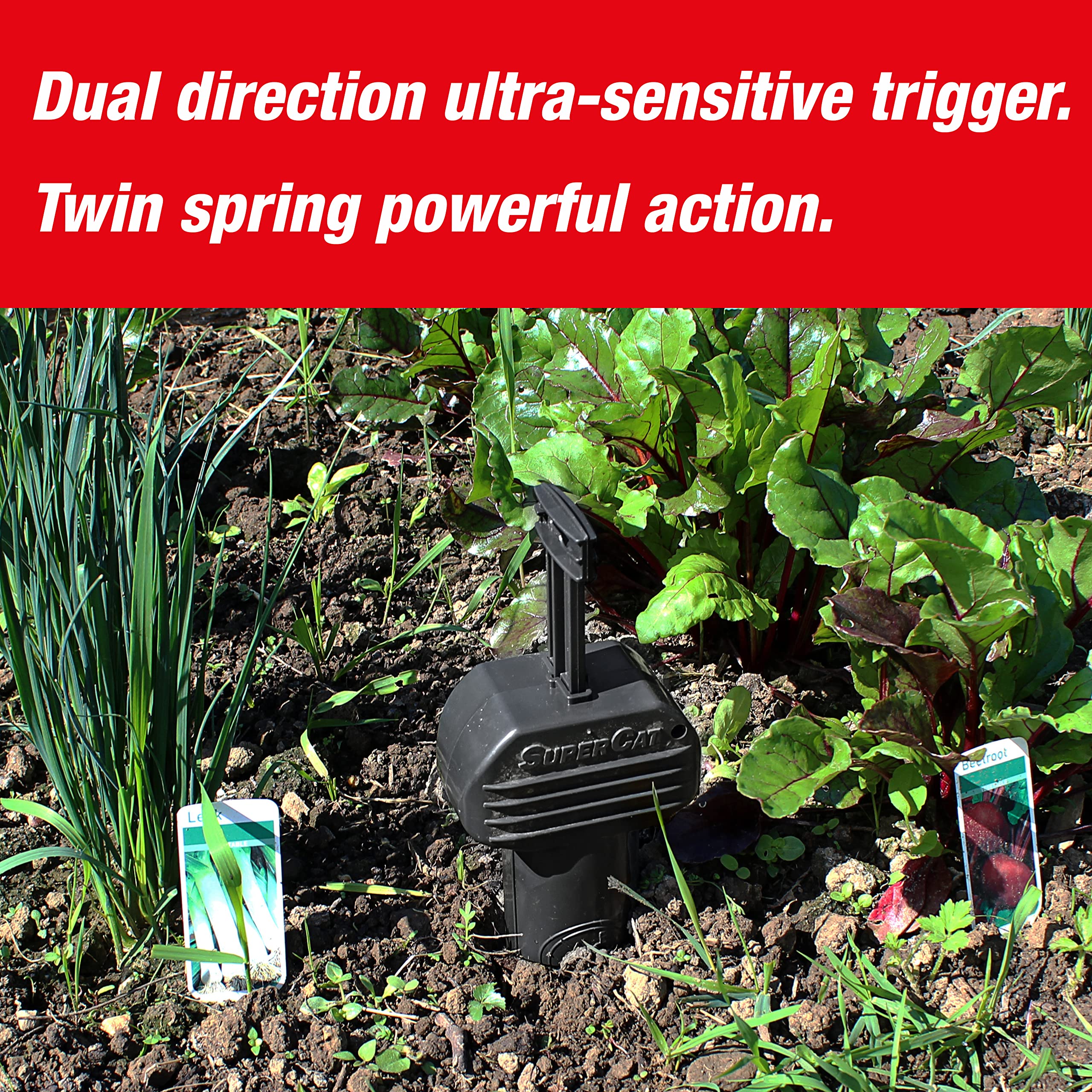 SWISSINNO Gopher & Vole Trap PRO SuperCat – Reusable Tunnel Trap with Dual-Trigger System – Easy to Set, Made in Europe – High Catch Rate - 1 Pcs - Image 5