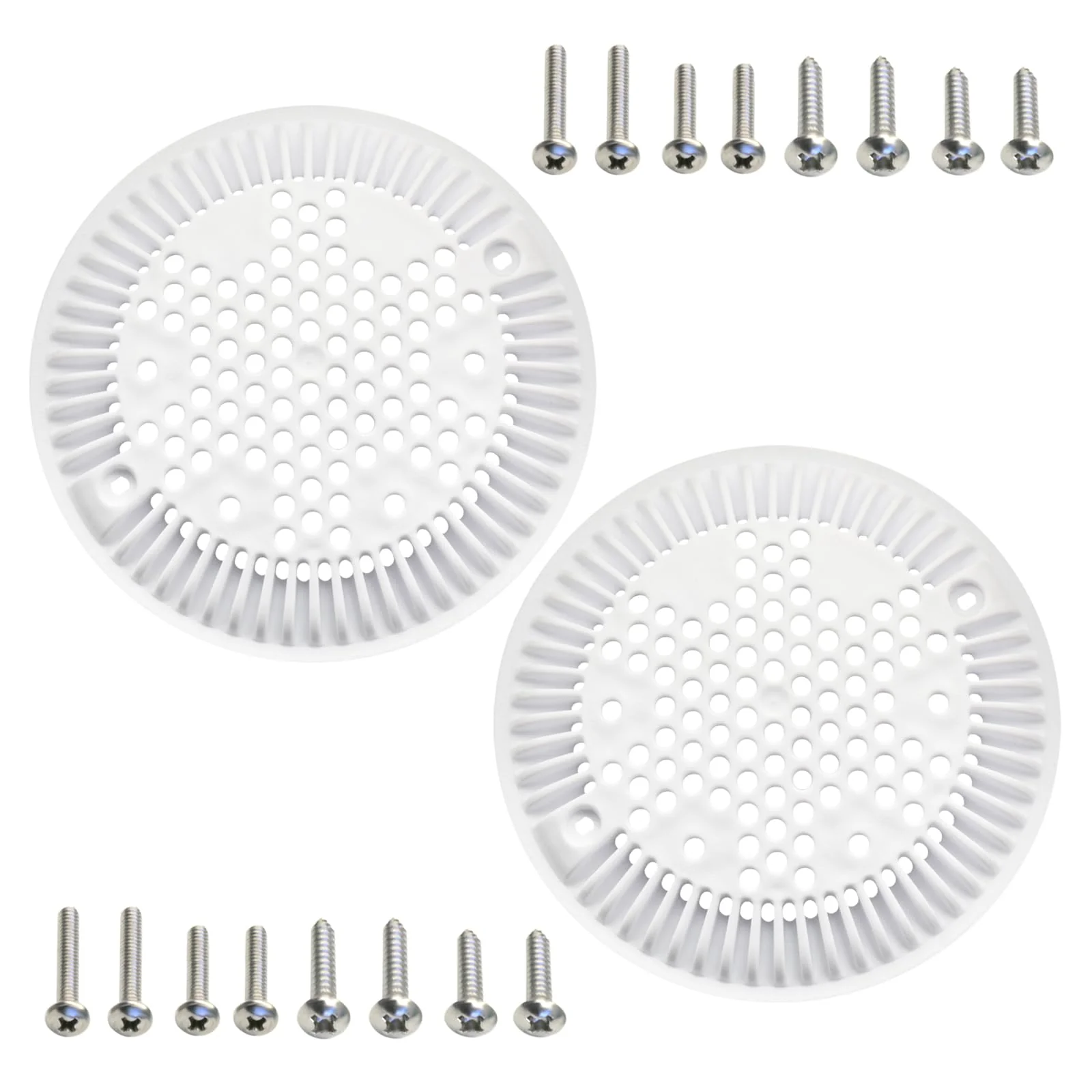 SZHY-LINK WGX1048E Pool Main Drain Cover Compatible with Dual Suction Outlet, Pool Drain Cover (2 Pack)