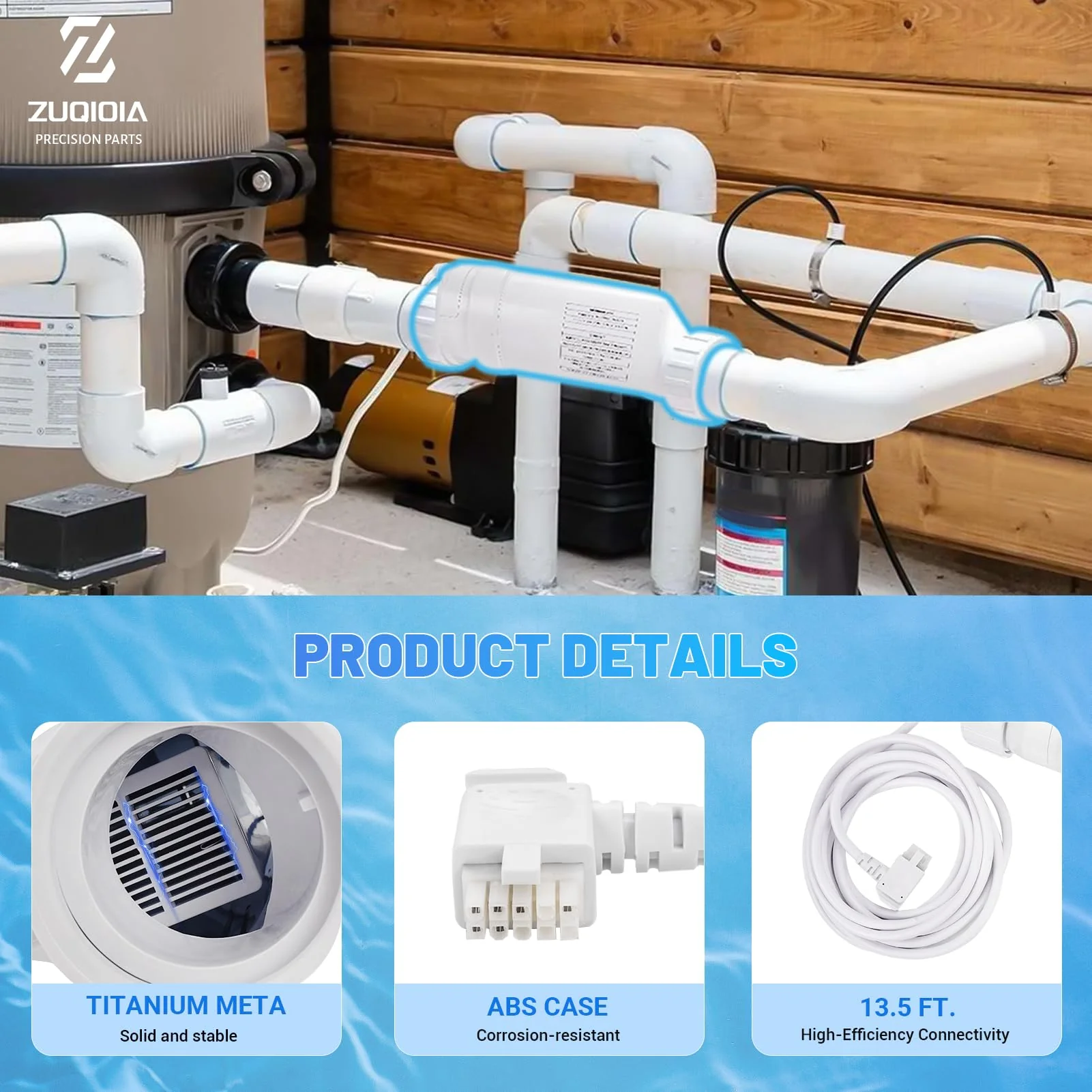 T-15 Salt Cell Replacement Compatible with Hayward Pool Turbo Chlorinator System Fit for AquaRite, AquaTrol & More, Up to 40K Gallons - Image 3