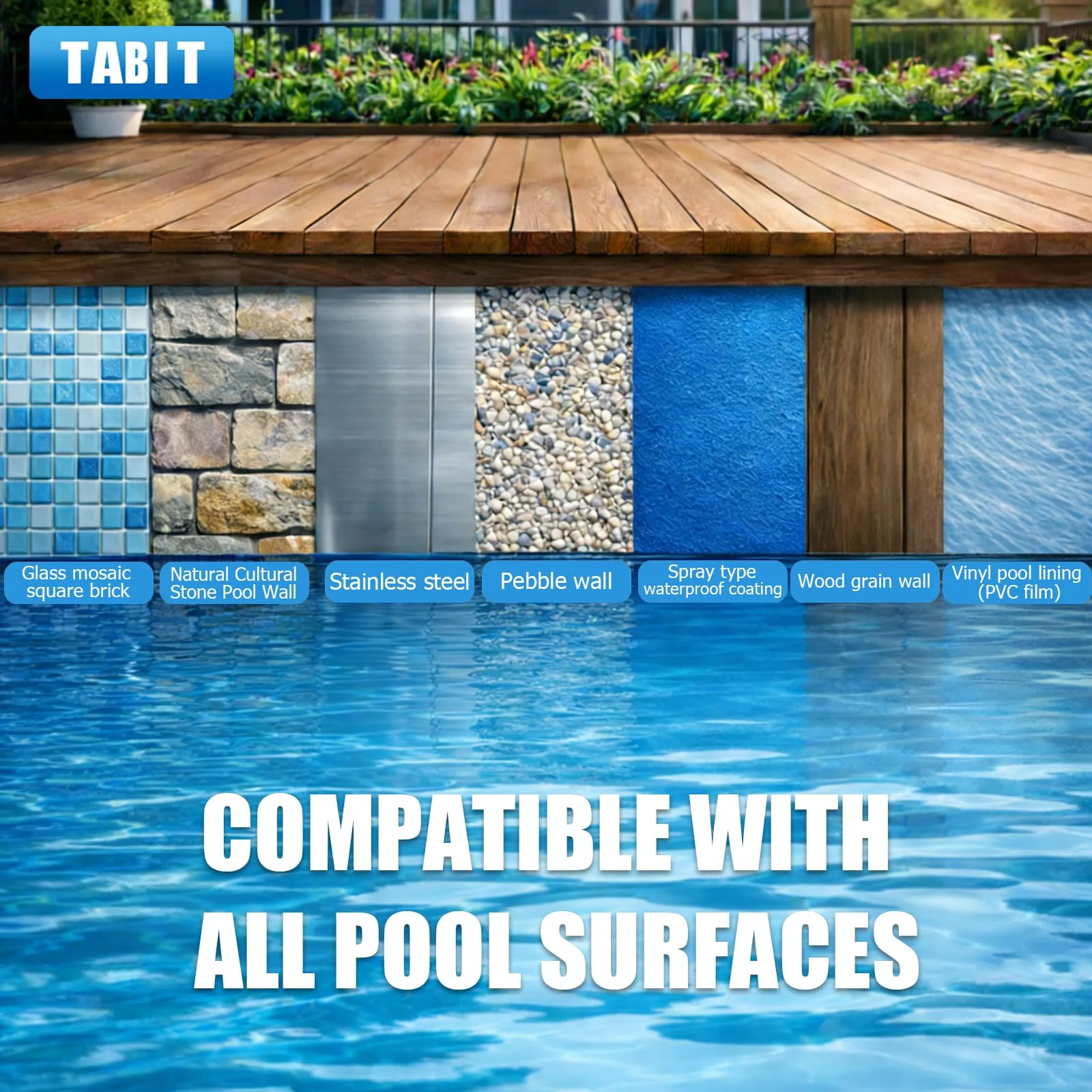 TABIT 50 lbs Chlorine Tablets 3 Inch for Swimming Pools – Slow Dissolving & Long Lasting – 99% Available Chlorine Tri-Chlor – Kills Bacteria & Stops Algae – 2 x 25 lb Buckets - Image 6