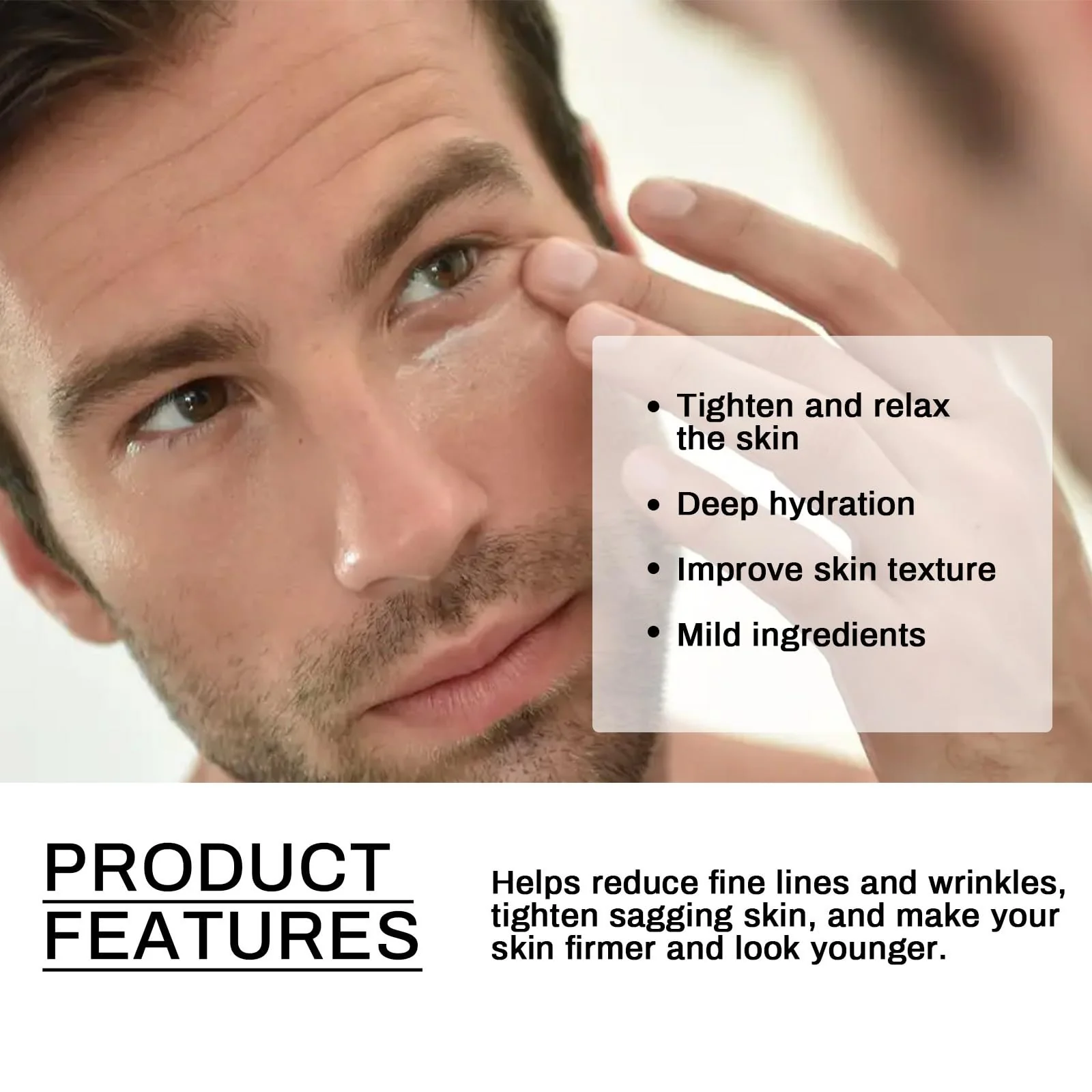 Tallow Skin Care for Men - Wrinkle Defense Tallow Balm, Tallow Face Moisturizer, Natural Tallow Men's Face Wash, Beef Tallow for Skin Face Moisturizer, Anti-Wrinkle Night Serum (1 Set) - Image 9