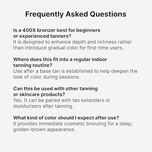 Tan Asz U Beach Black Rum Tanning Lotion, Double Shot 400X Bronzer, Dark Reserve Peptide Infusion, Luxe Indoor Tanning Lotion with Coconut Water & Algae Extract, 13.5 Fl Oz - Image 2