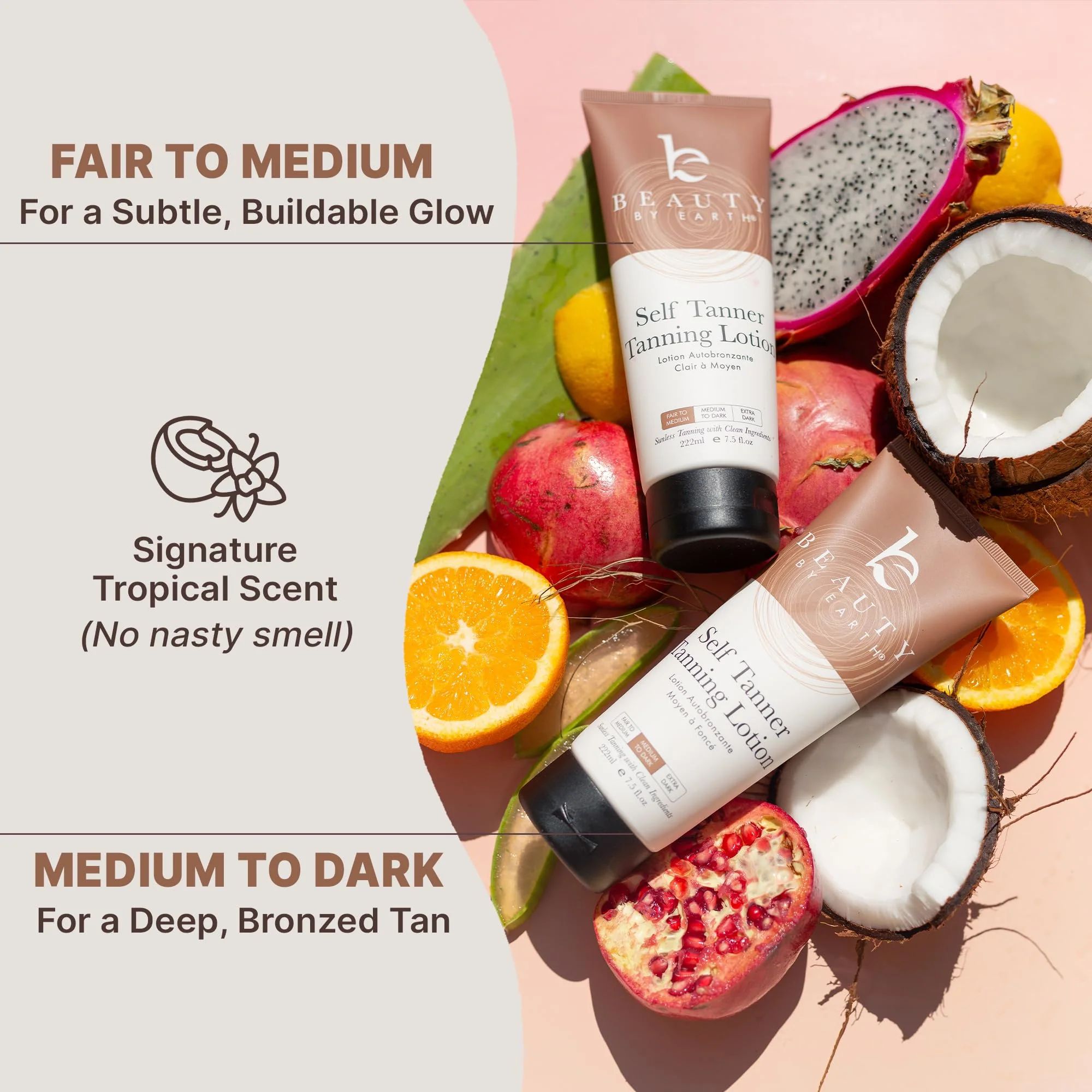 Tanning Lotion Self Tanner - USA Made with Natural and Organic Ingredients Non Toxic Sunless Browning Lotion, Best Gradual Tanner for Men and Women, Streak-Free Fake Tan, Fair to Medium - Image 8