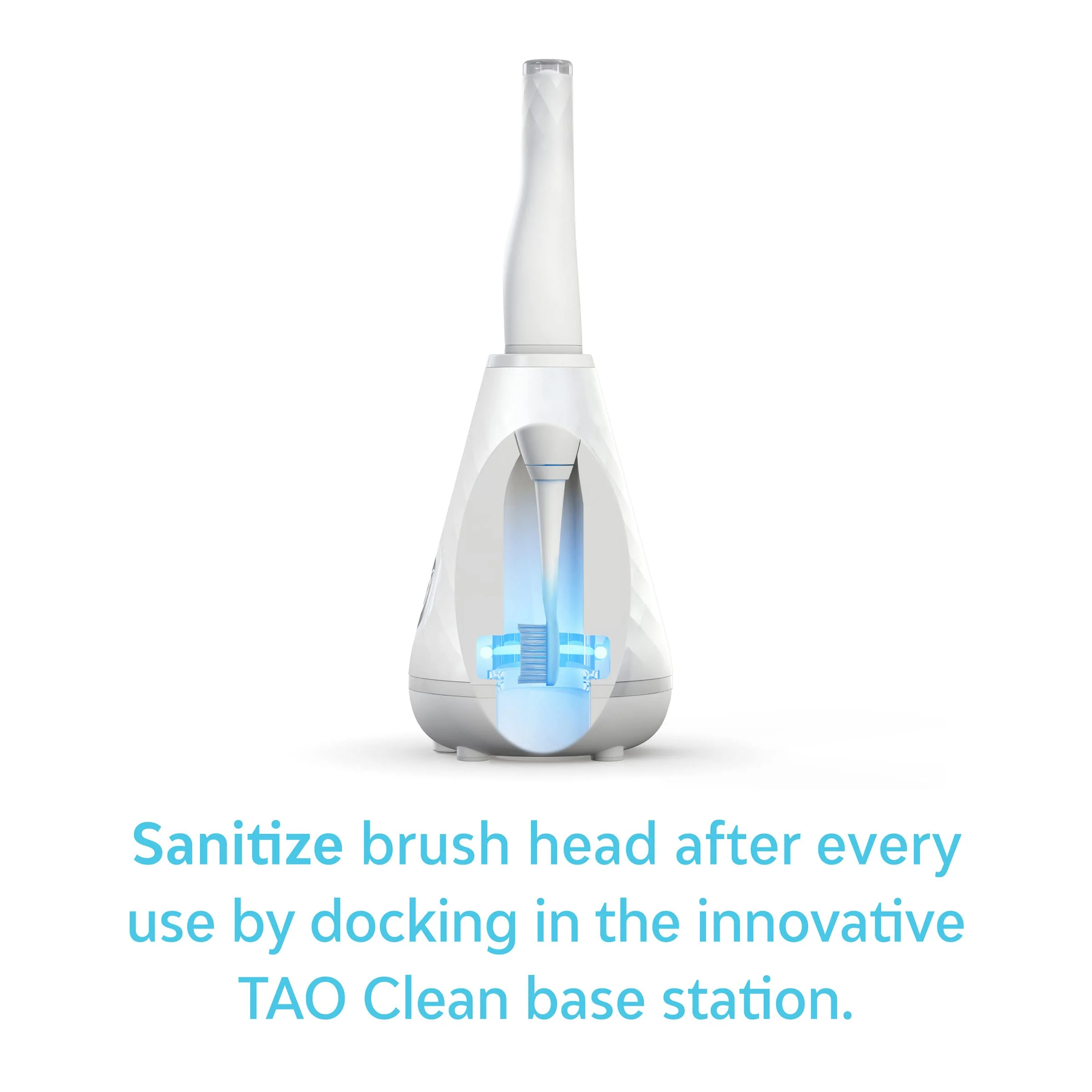 TAO Clean Sonic Electric Toothbrush Replacement Heads (2-Pack) – Whitening Head – Replacement Heads for the TAO Clean Electric Toothbrush and Docking Station - Image 2