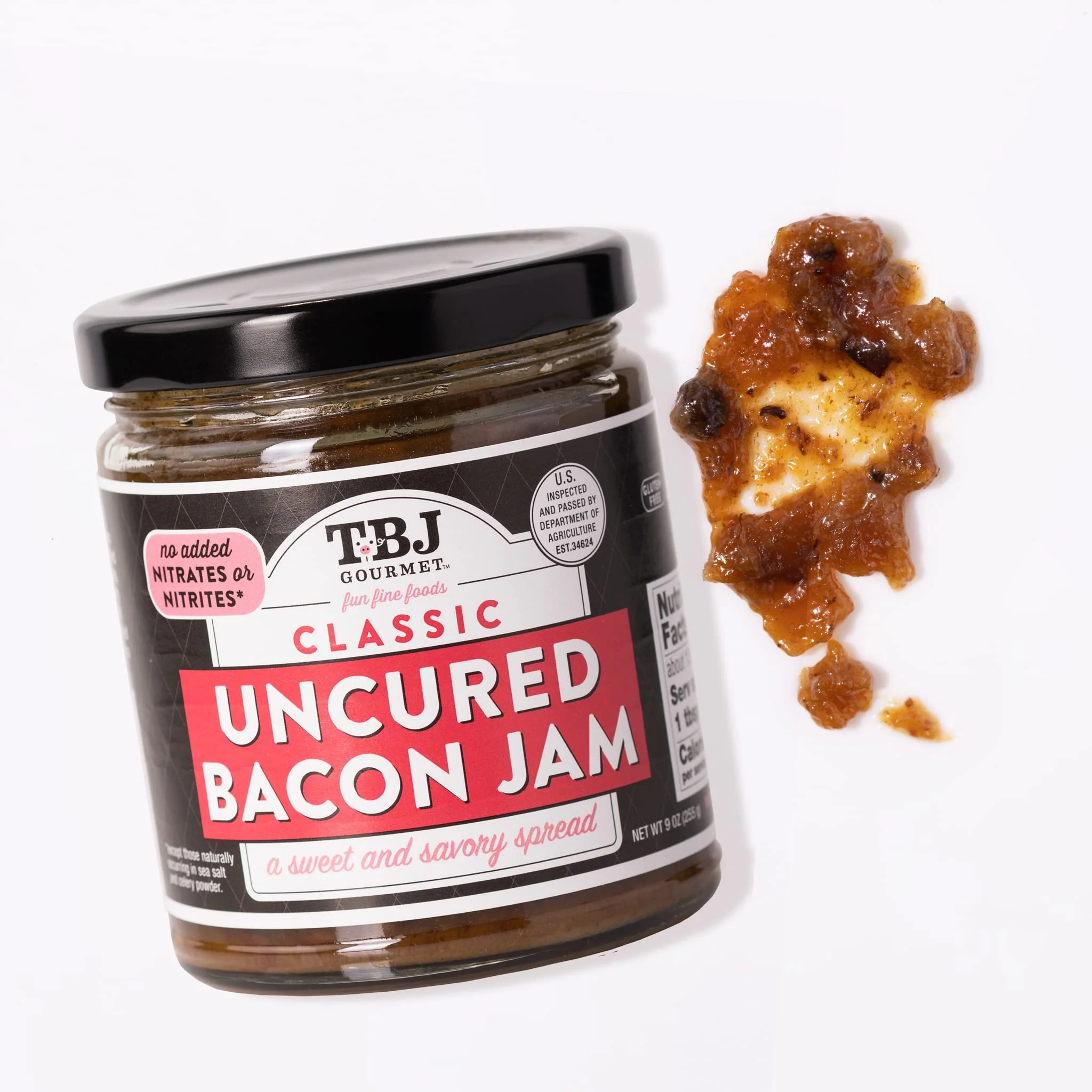 TBJ Gourmet Classic Bacon Jam - Bacon Top Ingredient - Premium Spread No Preservatives - Image 6