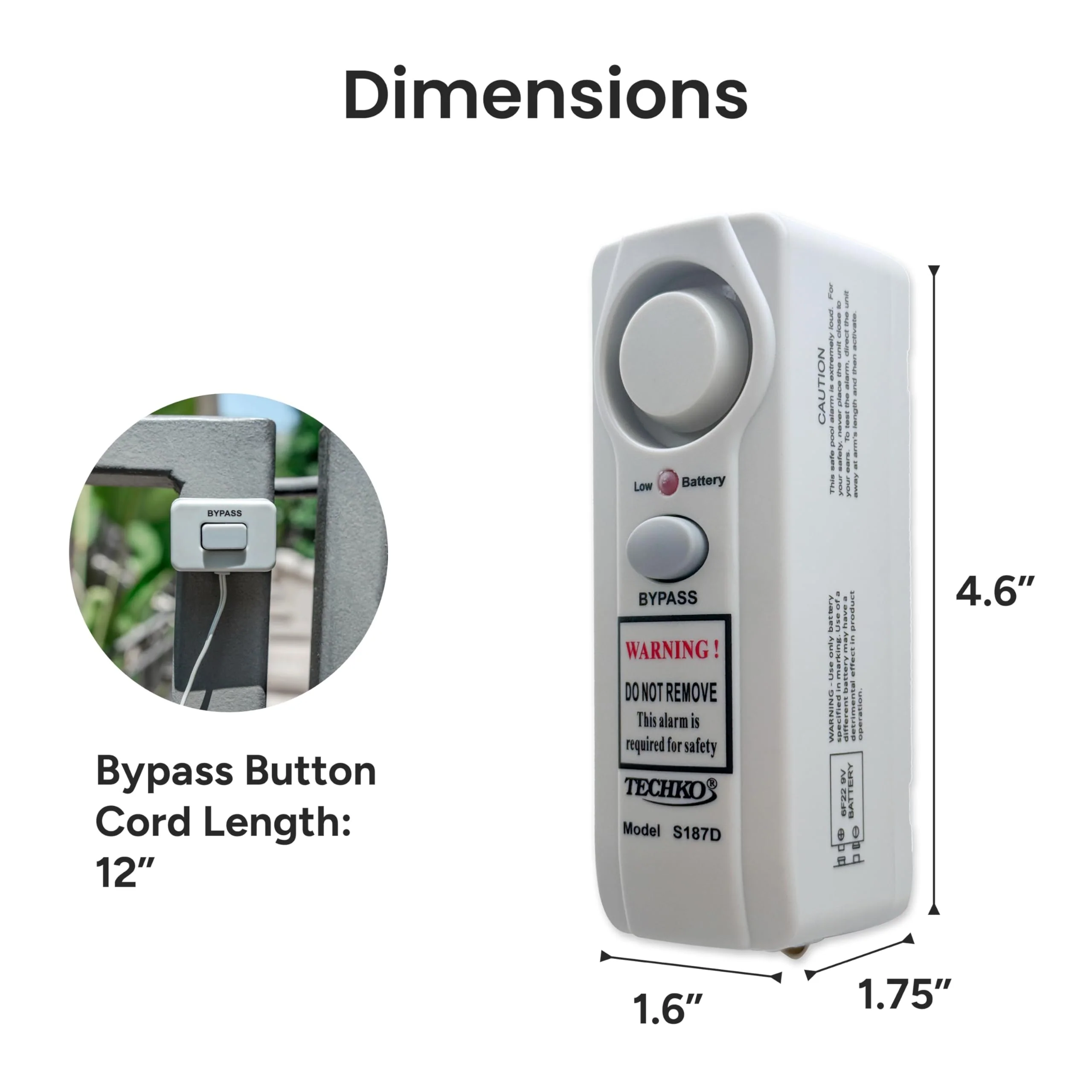 Techko S187D Safe Pool Alarm - Image 5