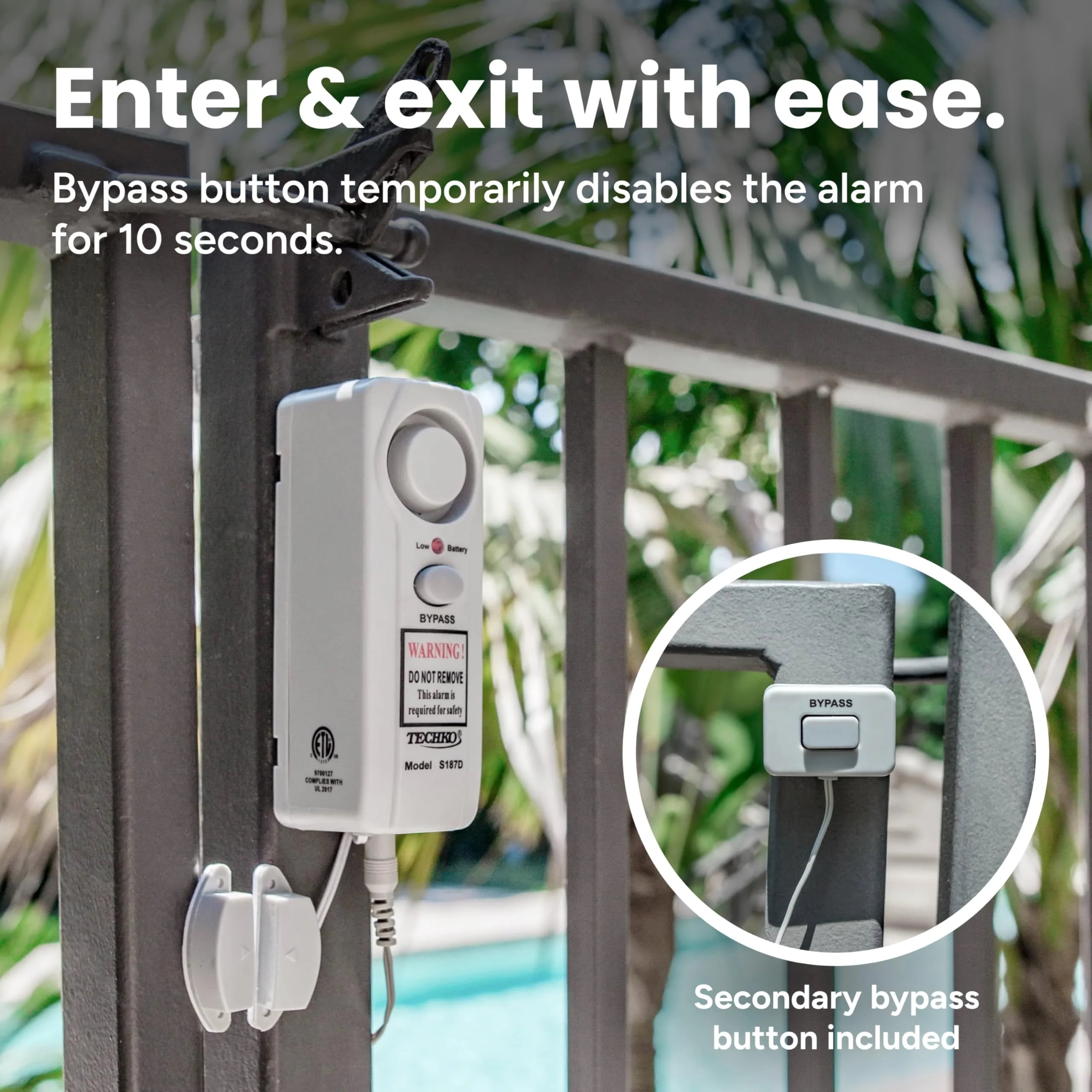 Techko S187D Safe Pool Alarm - Image 8