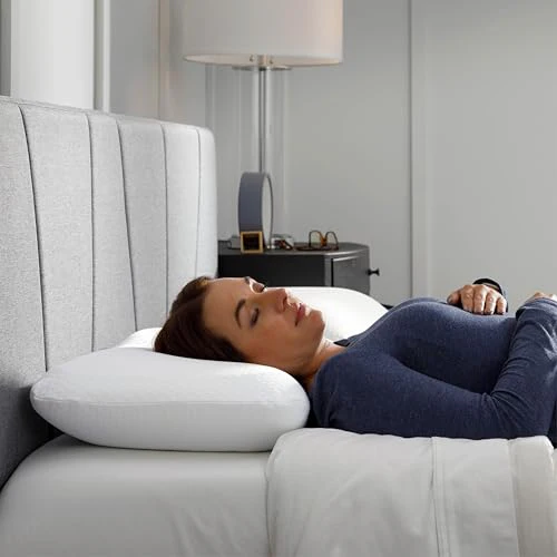 Tempur-Pedic Memory Foam Symphony Pillow Luxury Soft Feel, Standard, White - Image 10