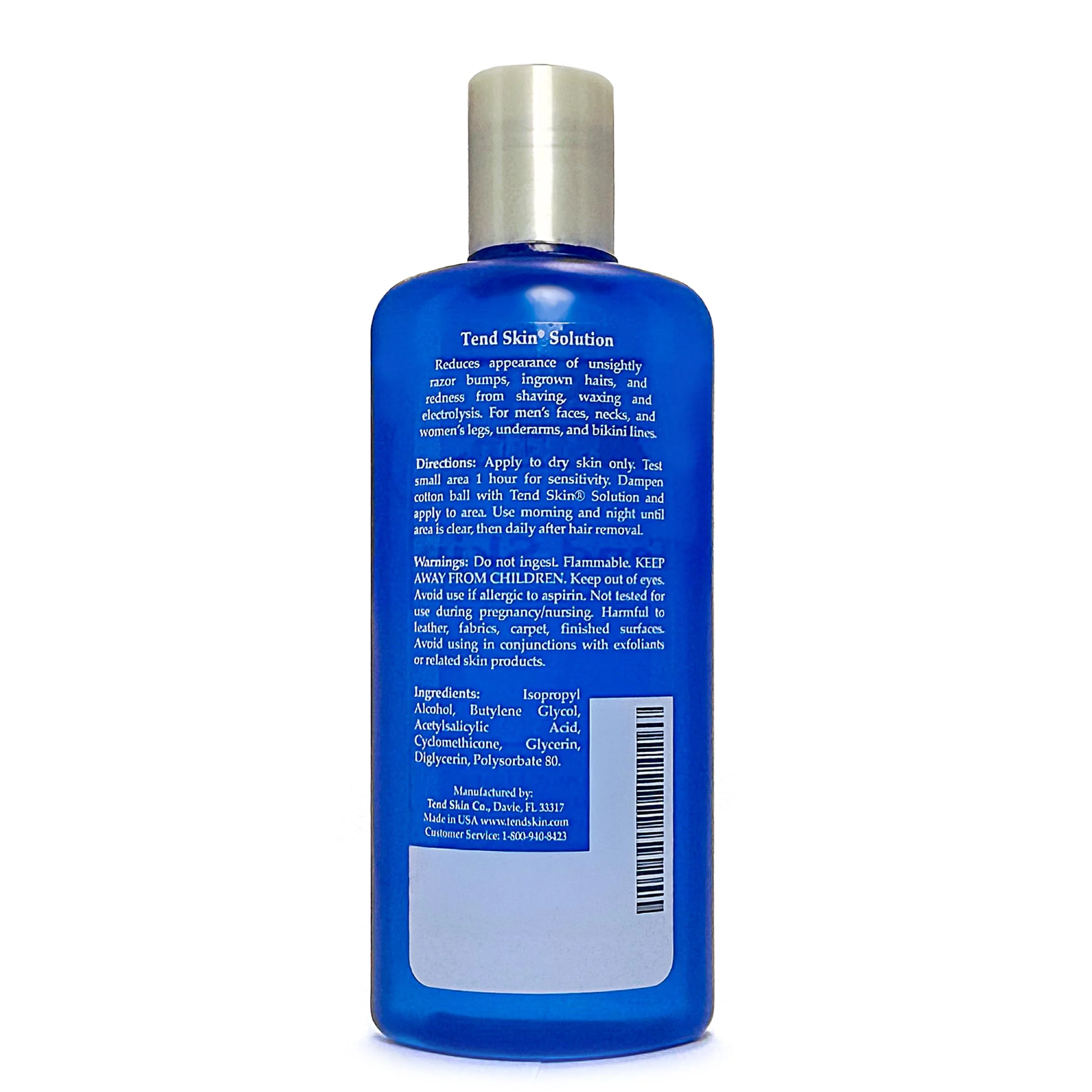 Tend Skin Solution for Unsightly Razor Bumps, Ingrown Hair and Razor Burns, Post Shaving and Waxing Toner for Men and Women, Made in USA, 8 Oz - Image 5