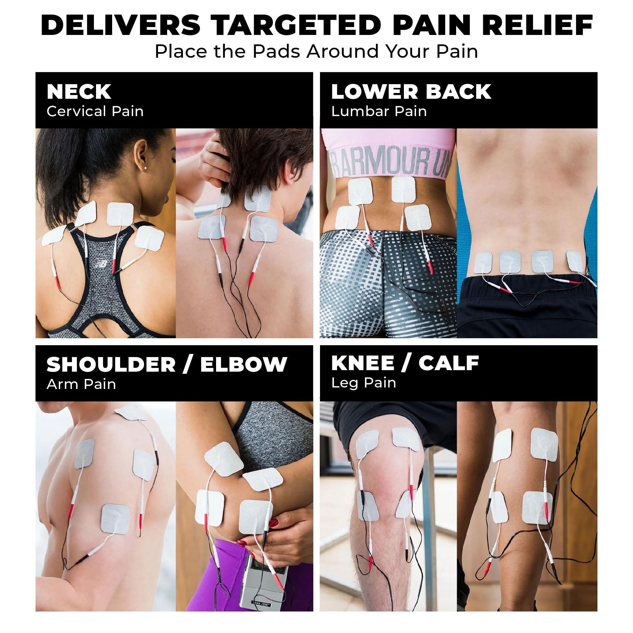 TENS 7000 Digital TENS Unit with Accessories - Muscle Stimulator Machine for Back Pain Relief, Sciatica, Neck, Nerve, Shoulder, Hip, Elbow, Muscle Pain Relief - Image 6