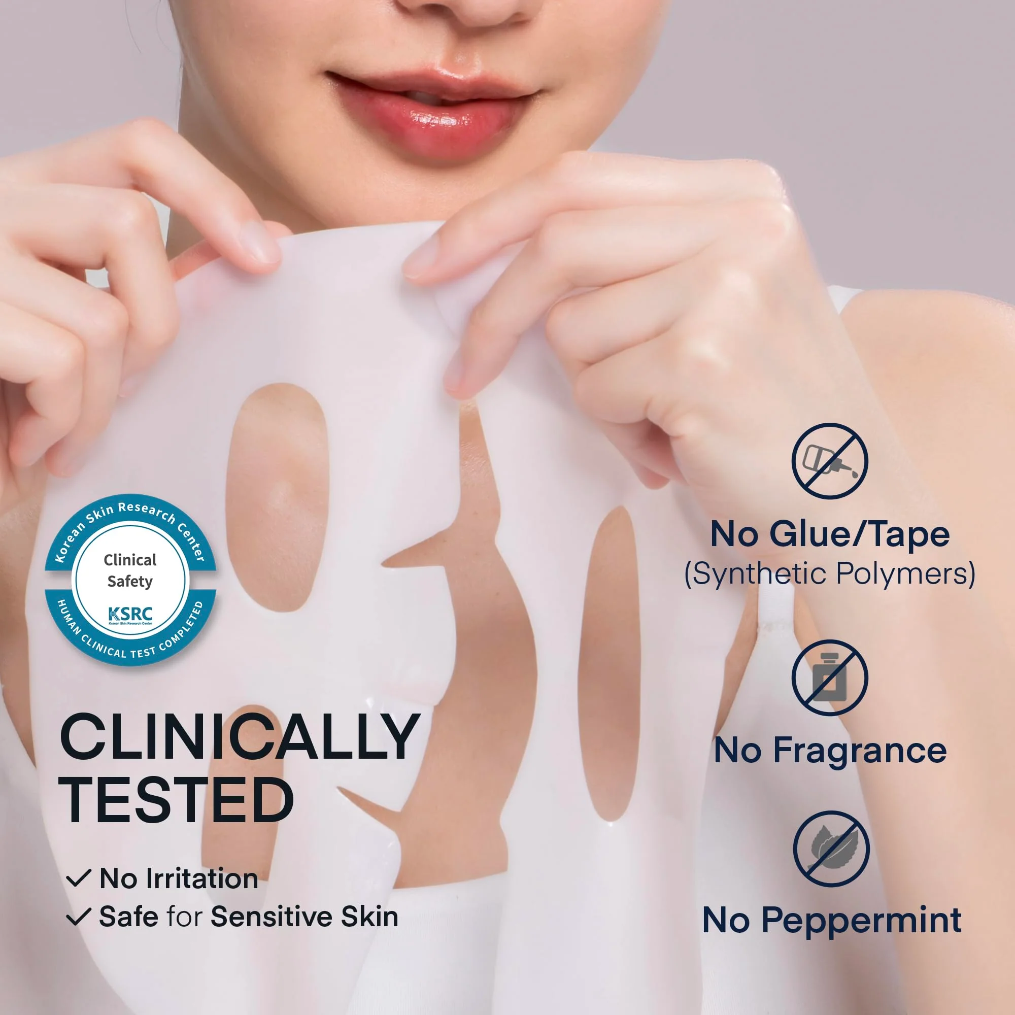 TEREZ & HONOR Korean Real Deep Bio Collagen Face Mask - 4ea x 33g Hydrogel Overnight Masks for Deep Hydration, Glowing, Pore Minimizing, Elasticity, Fragrance-Free, 100 Da Ultra-Low Molecular Collagen - Image 3
