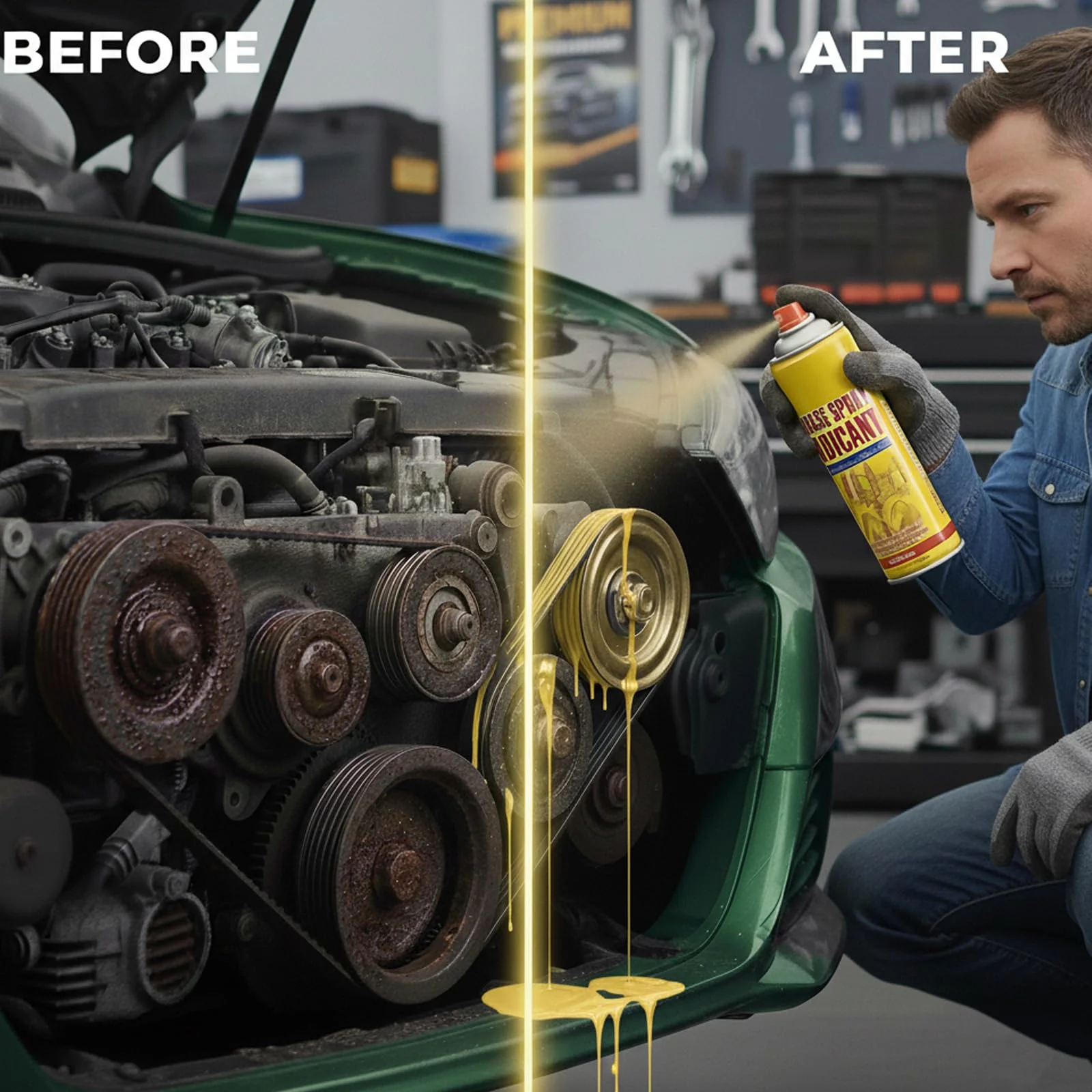 TERFISE 6.1oz Anti-Rust Lubricant Spray & Rust Remover for Metal, Multi-Purpose Penetrating Oil, Fast-Acting Lubricant Rust Dissolver for Vehicles, Tools, Chains, Bolts & Hinges (2 pcs) - Image 4