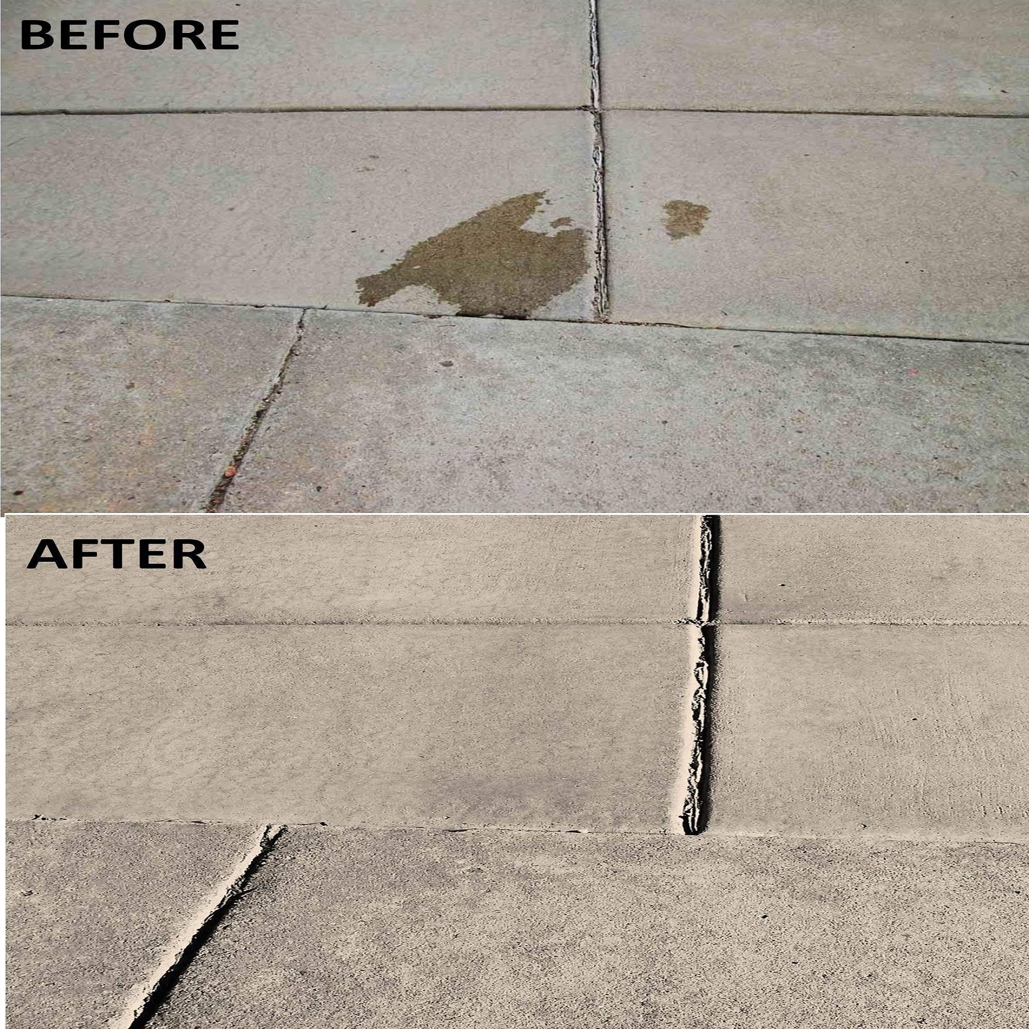 Terminator-HSD Concrete Oil Stain Remover Eco-Friendly Bio-Remediates and Removes Oil & Grease Stains on Concrete and Asphalt Driveways, Garages, Pavers, Patios, Parking Lots and Streets(2 LB) - Image 5
