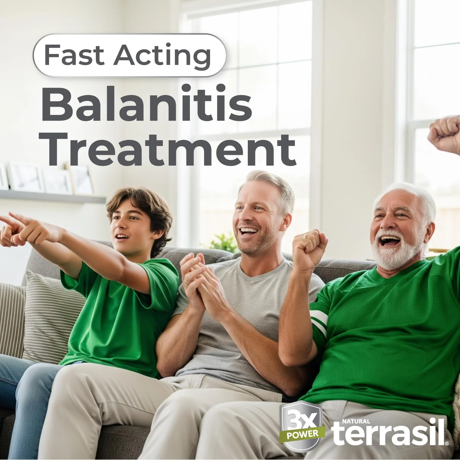 terrasil Balanitis Soap for Men, Soothing Care and Relief from Balanitis Symptoms: Irritation, Itch, Redness and Inflammation. Natural, Dermatologist tested & Hypoallergenic Soap Approved, 75g (3pk) - Image 2