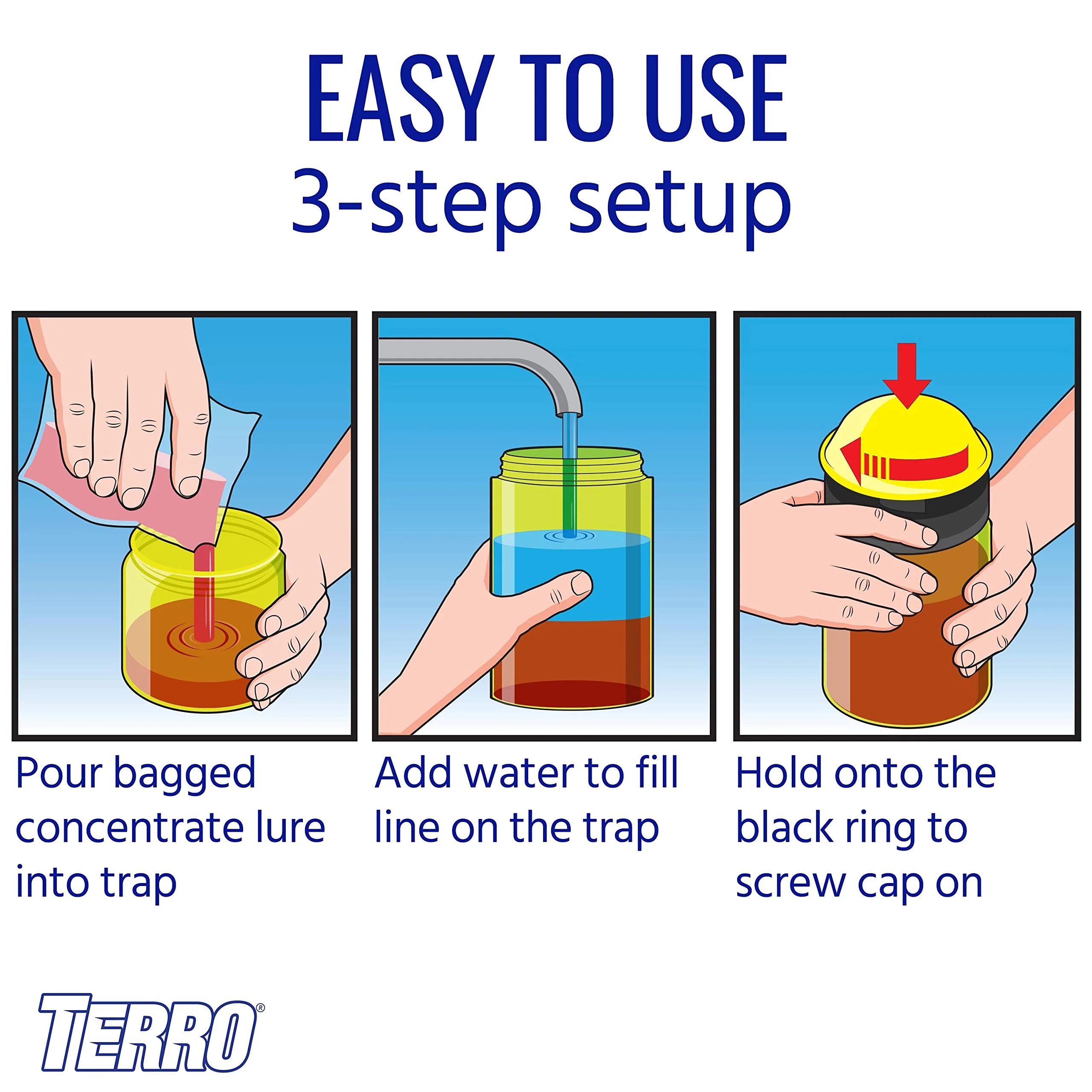Terro Wasp and Fly Trap - Reusable Trap - Image 3