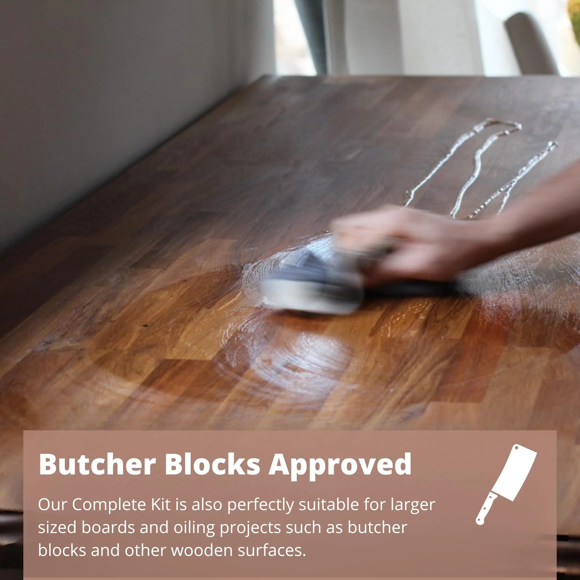 The Block & Board Company Specialist Chopping Board Complete Kit Food Grade Soap, Wax & Oil | Cleans, Nourishes, Seals & Protects Wood, Butcher Blocks, Countertops & Utensils | 3 Piece Set - Image 4