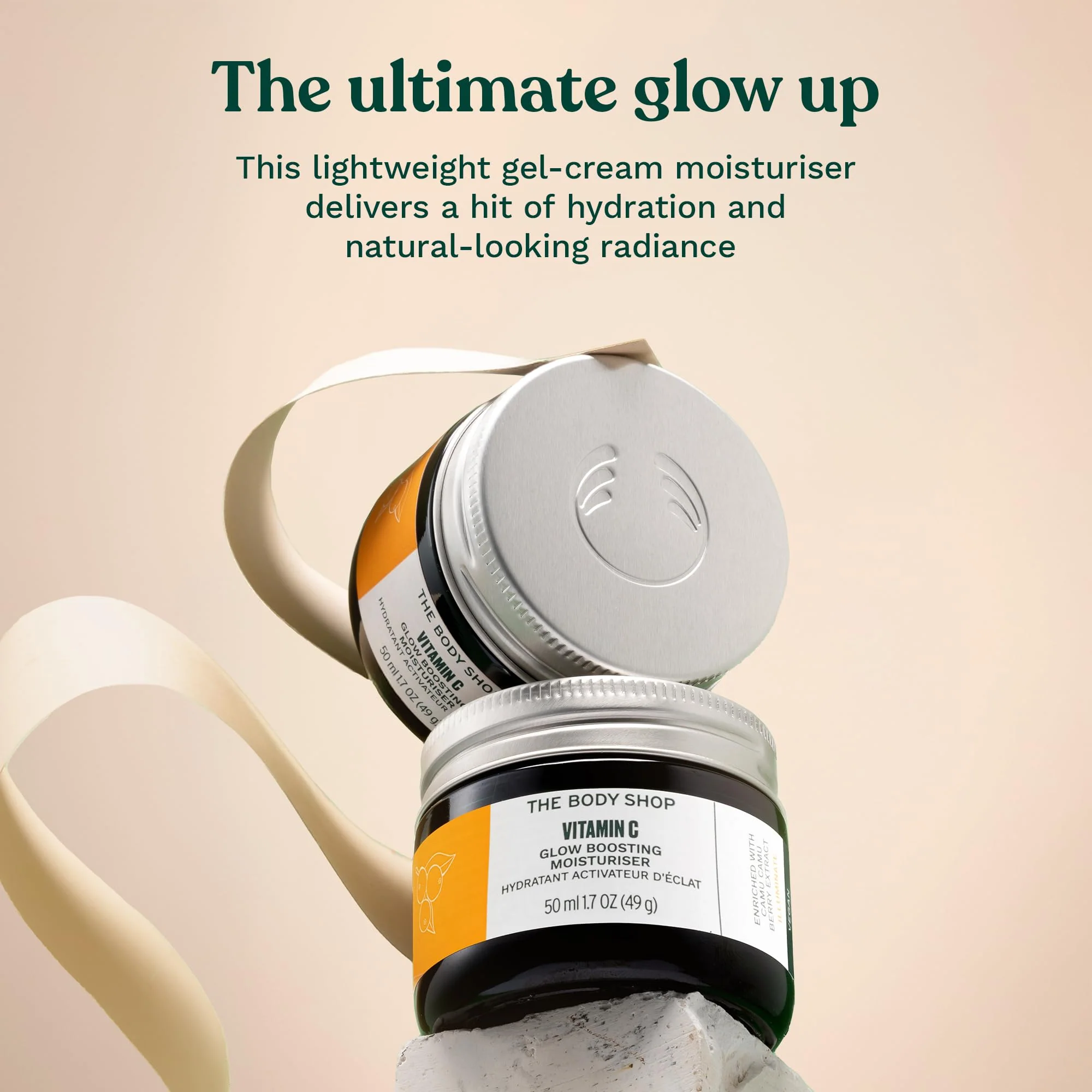 The Body Shop Glow Boost Moisturizer – Soothes and Smooths for Skin that Glows – Vegan – 50ml - Image 6