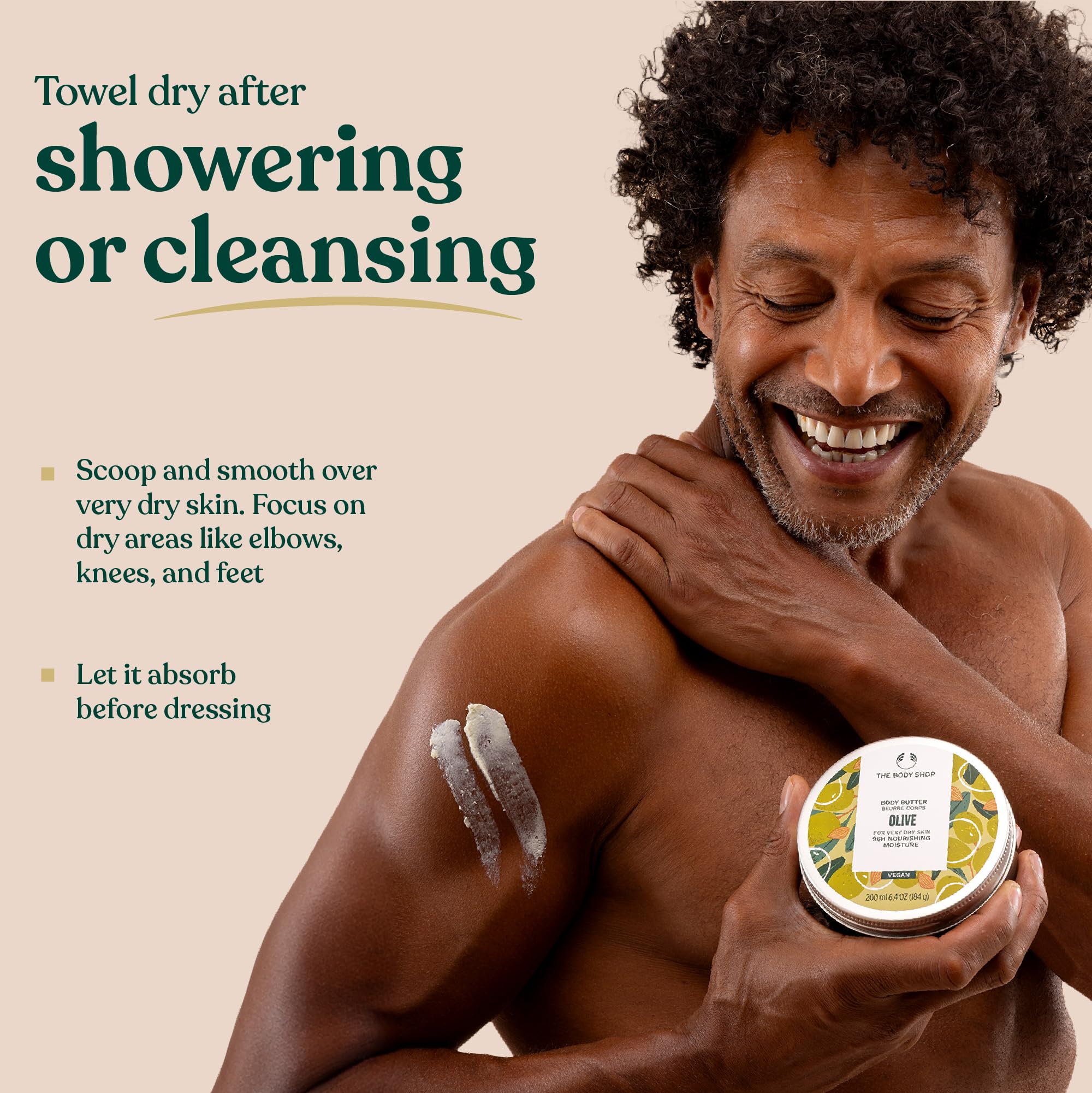 The Body Shop Olive Body Butter – Nourishing & Moisturizing Skincare for Very Dry Skin – Vegan – 6.75 oz - Image 2