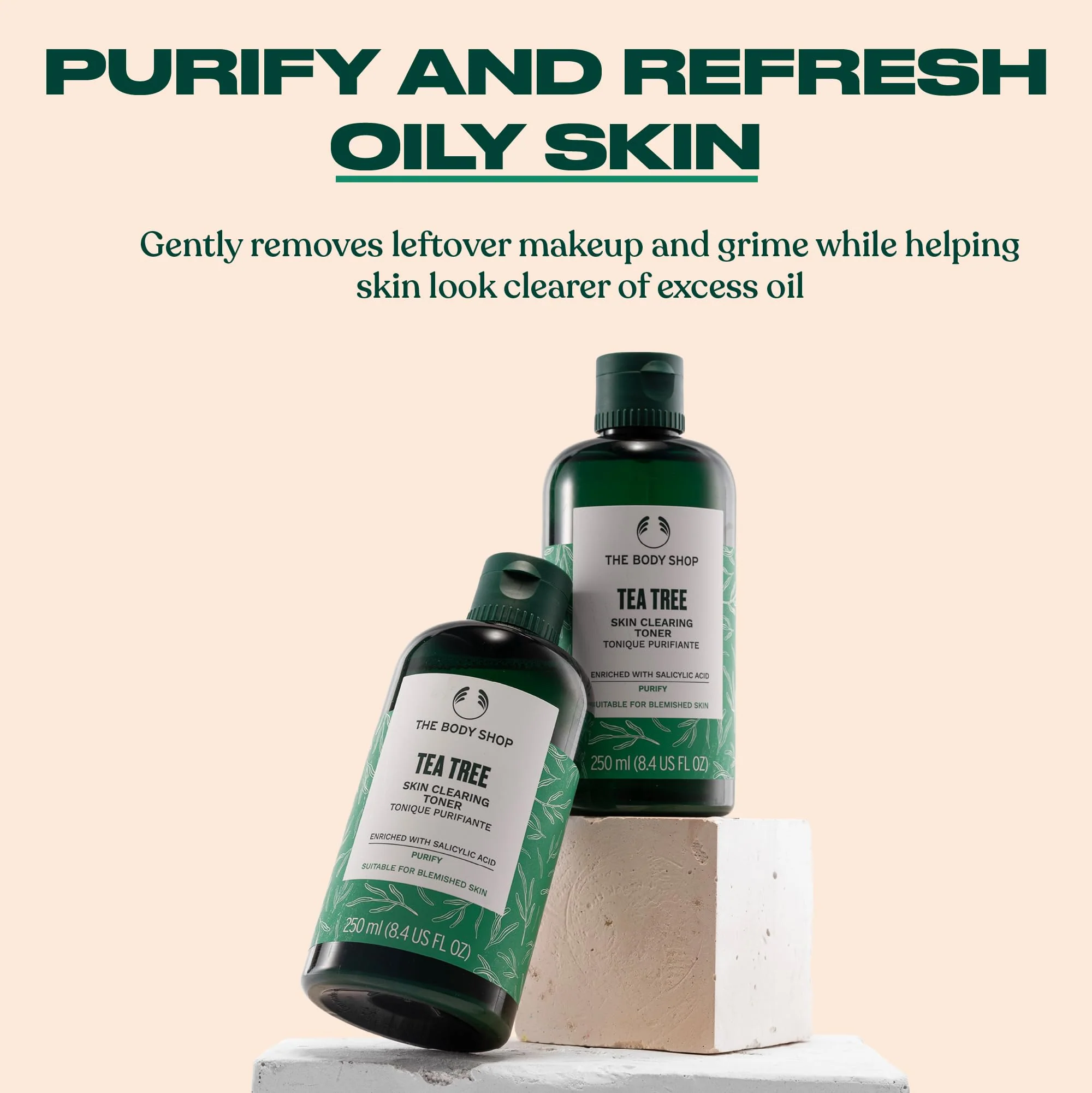 The Body Shop Tea Tree Skin Clearing Mattifying Toner – Purifying Vegan Facial Toner for Oily, Blemished Skin – 8.4 oz - Image 6