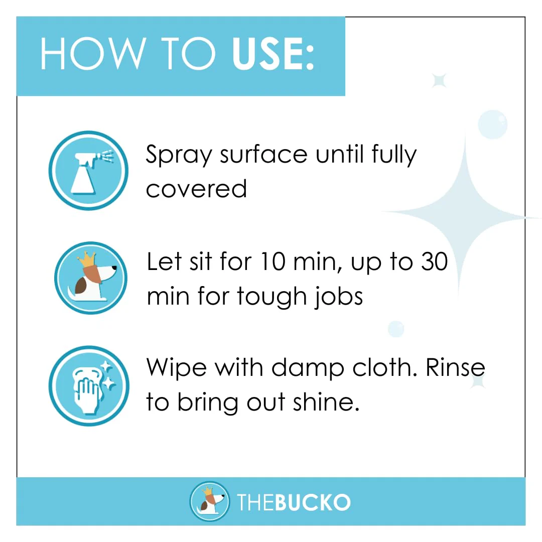 The Bucko Soap Scum and Grime Cleaner (32oz + Sprayer) - Image 4