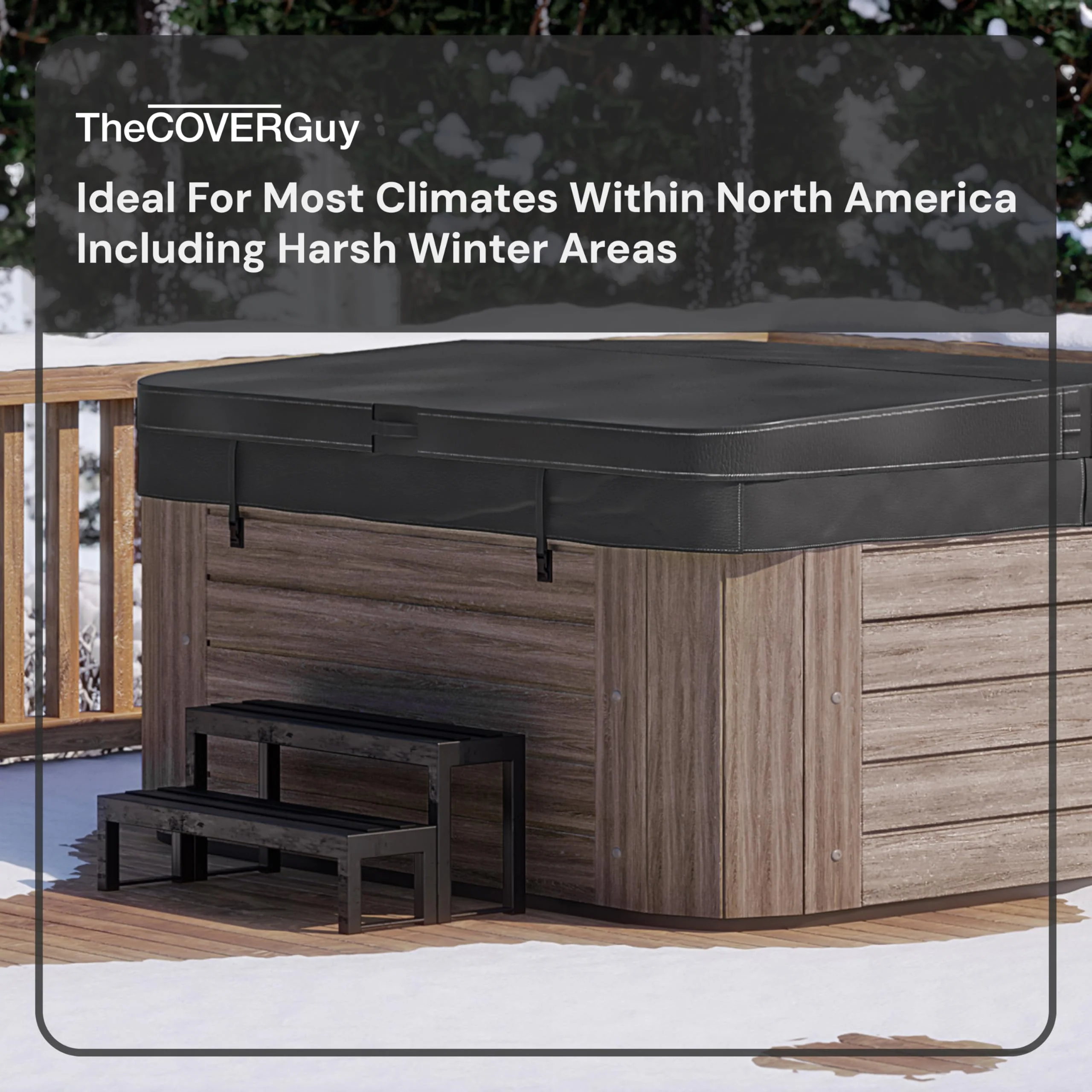 The Cover Guy Premium Hot Tub Cover | Custom Made Replacement Spa Cover | Energy-Saving Hot Tub Covers Built for All Climates | 6, 5, or 4 inch Taper - Image 7