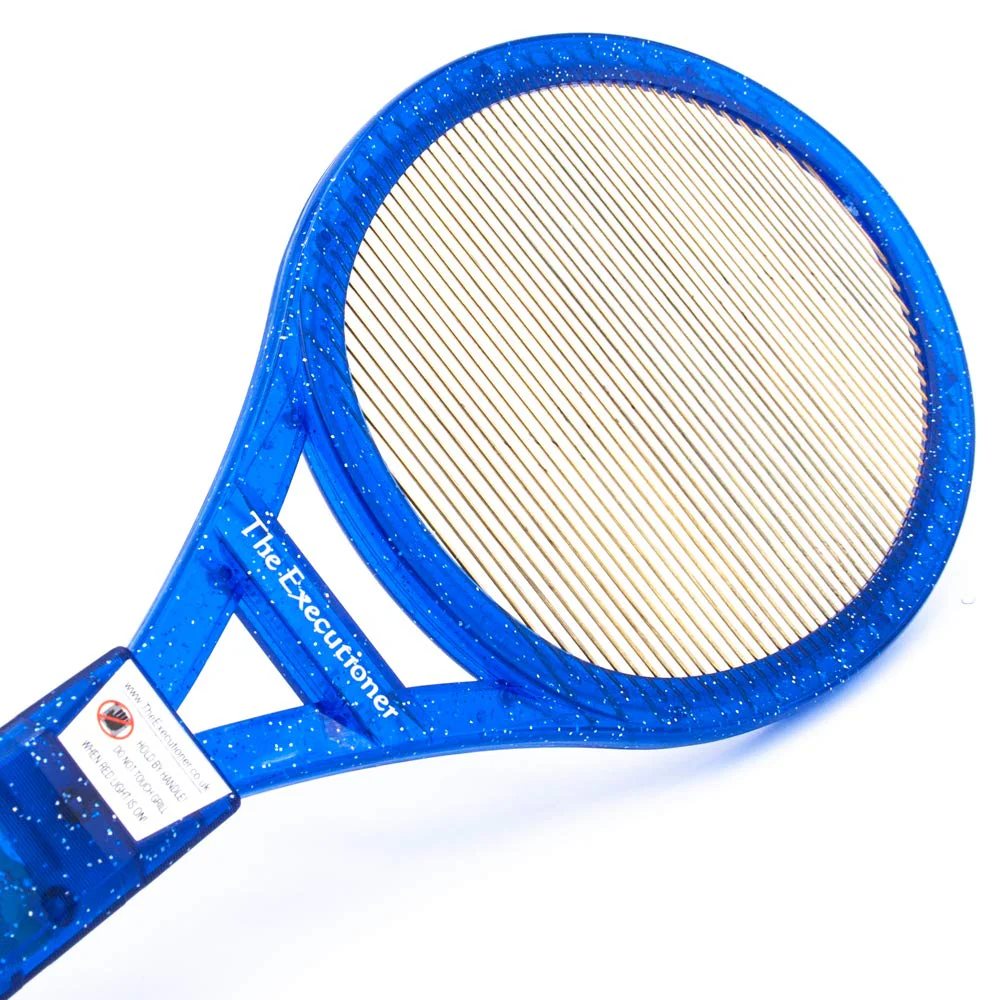 The Executioner Fly Zapper Mosquito, Wasp, Bug, Insect Killer Swatter Electric Fly Zapper Racket Single Layer for Efficient Zapping Indoor Outdoor (Blue) - Image 8