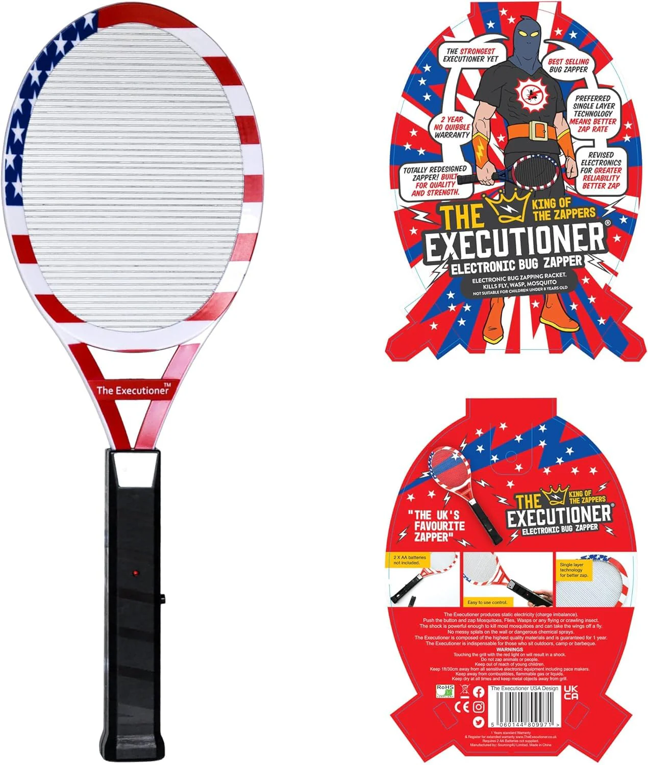 The Executioner USA Patriot Limited Edition Fly Swat Wasp Bug Mosquito Swatter Zapper - Image 5