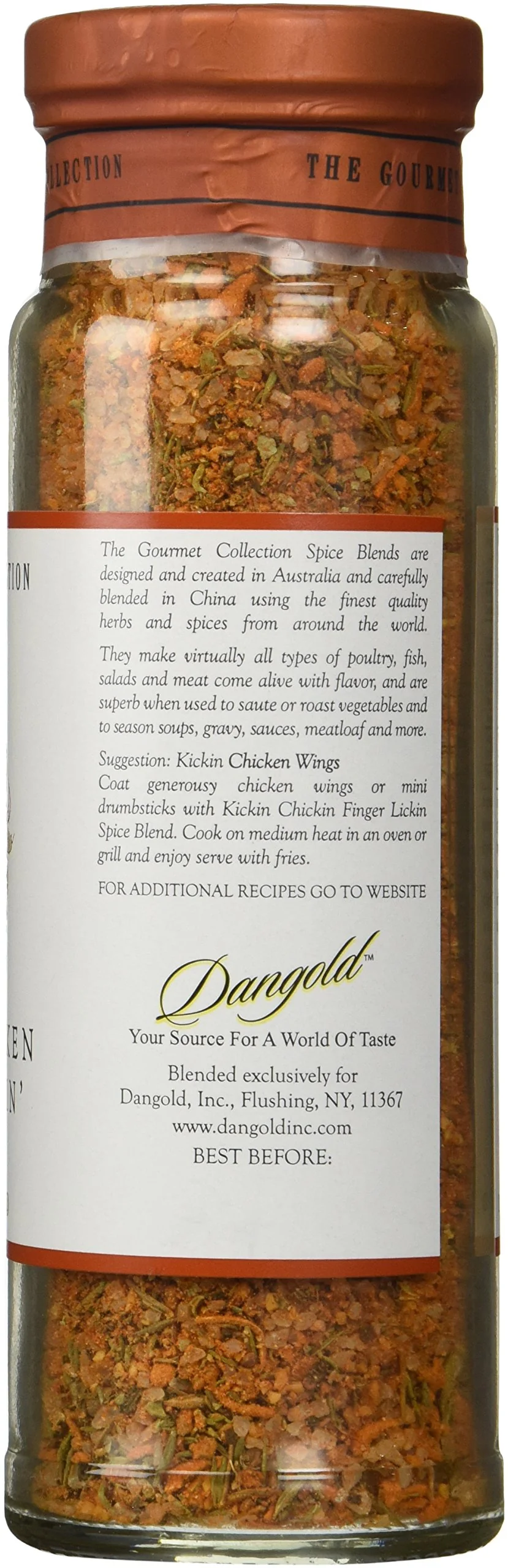 The Gourmet Collection Seasoning Blends Kickin' Chicken Finger Lickin' Spice Blend-Cooking Seasoning for Fried, Roasted, Broiled, Rotisserie Chicken. - Image 2