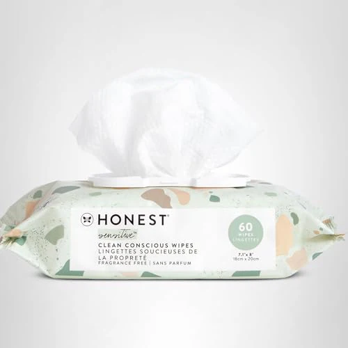 The Honest Company Hypoallergenic Multi-Use Baby Wipes for Sensitive Skin, Geo Mood, 288 Count - Image 2