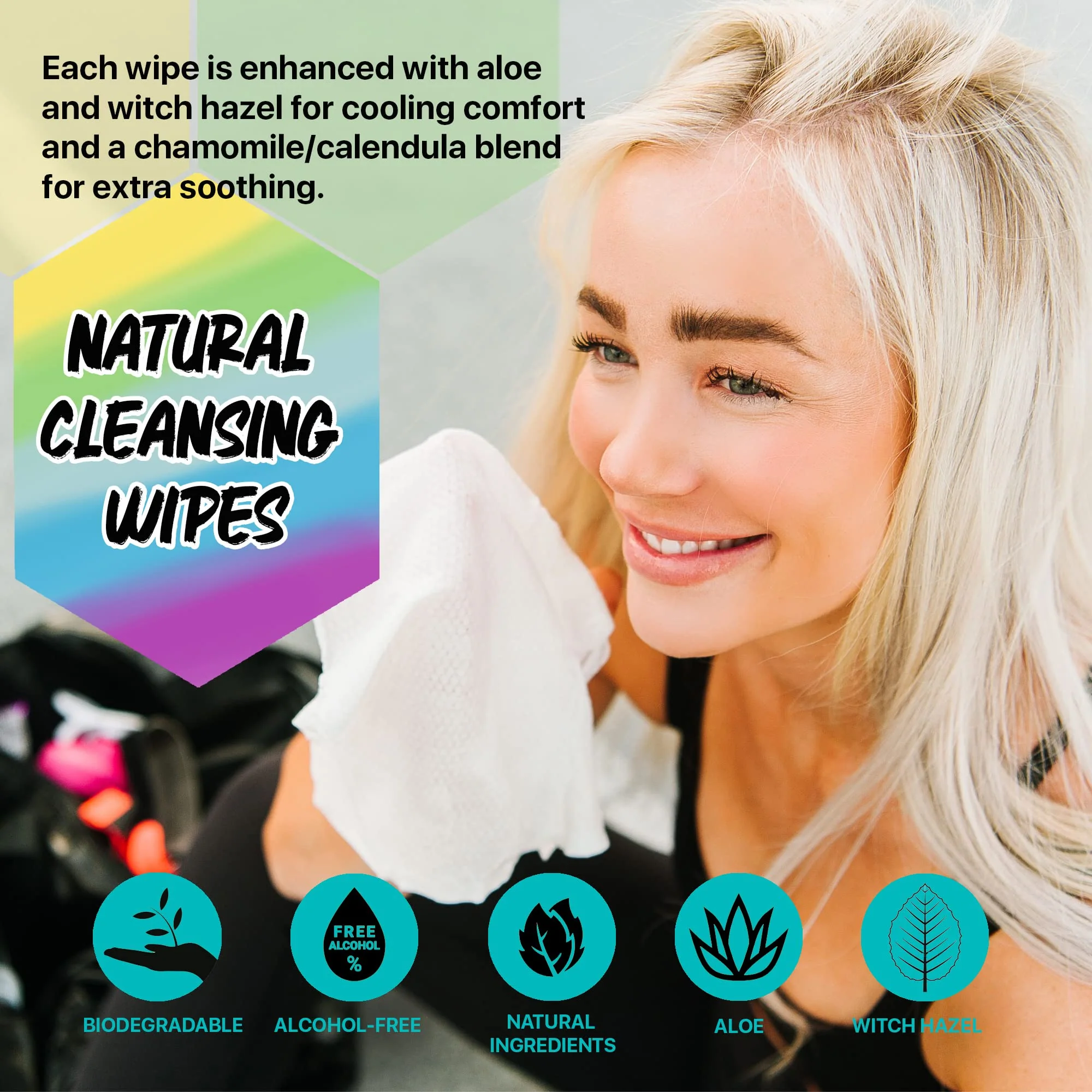 The Klean Freak Body Wipes - 12 count Individually Wrapped | Showerless Body Wipe for Women & Men | Sustainable Bodywipes for Gym, Travel, Camping | Mixed - Image 6