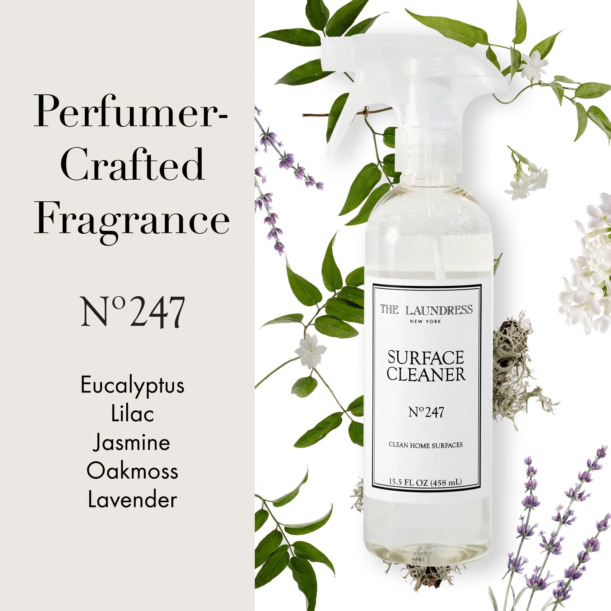 The Laundress Surface Cleaner, No. 247 Scented; Safe for Granite, Marble, Porcelain, & Wood; Bio-Based Ingredients; 15.5 Fl OZ - Image 7