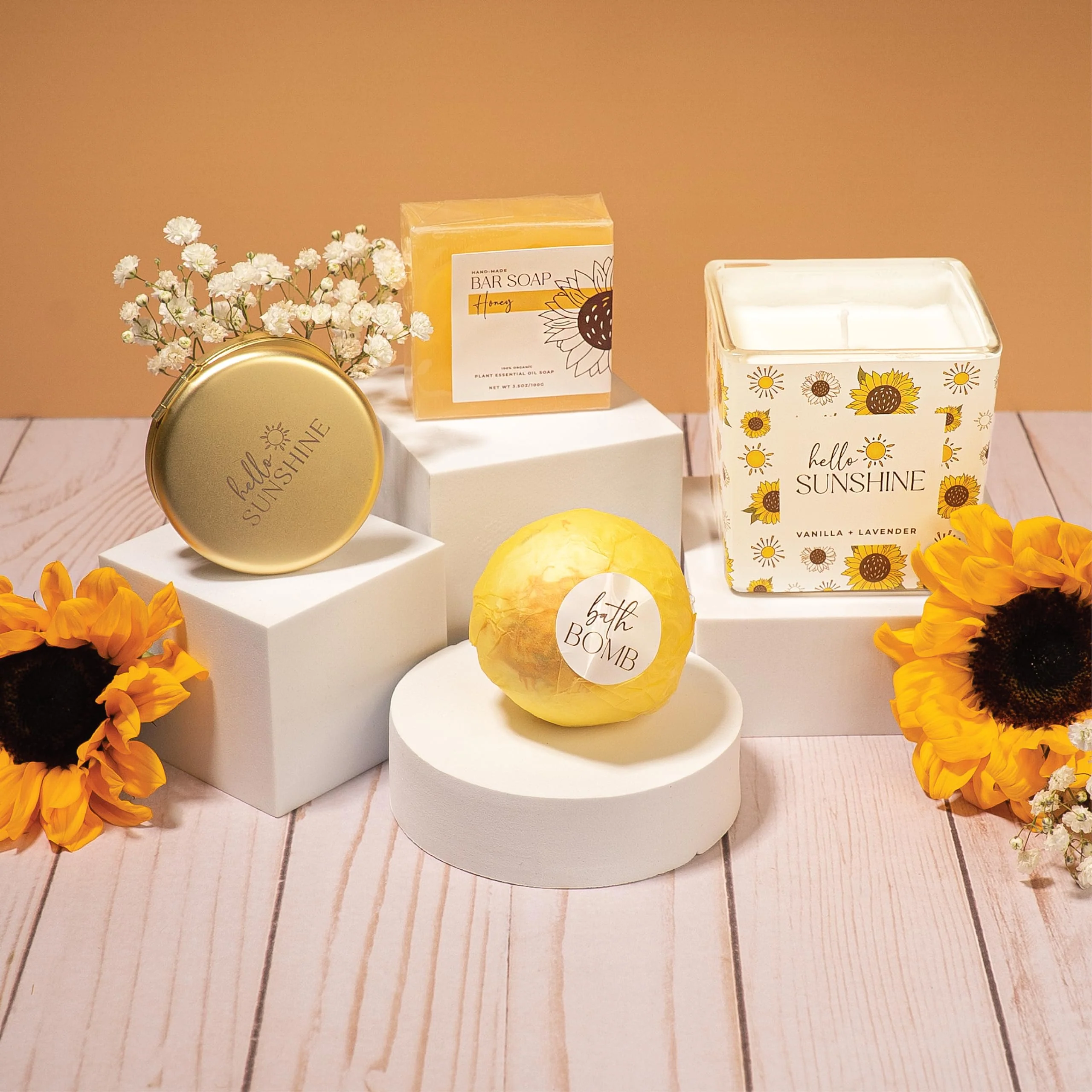 The Love Crate Co Gift Baskets for Women, Unique Birthday Gifts, Best Friend Birthday Gift, Get Well Soon, Sending Sunshine Sunflower Gifts for Women, Thinking of You Care Package - Image 6