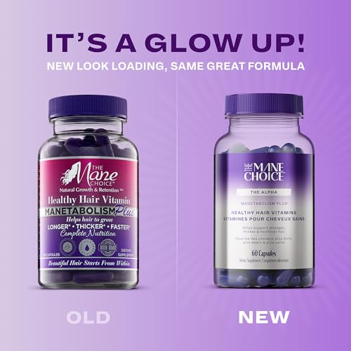 The Mane Choice MANETABOLISM Plus Healthy Hair Growth Vitamins - Supplements for Longer, Thicker, Healthier Hair - Hair Skin & Nails Vitamins for Women & Men (60 Capsules) Packaging May Vary - Image 8