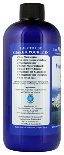 The Natural Hot Tub Company Water Treatment & Conditioner (16oz) – Natural Enzyme Spa Clarifier Softens Skin, Stabilizes pH & Keeps Water Clear for 3 Months – Eco Friendly Solution - Image 3