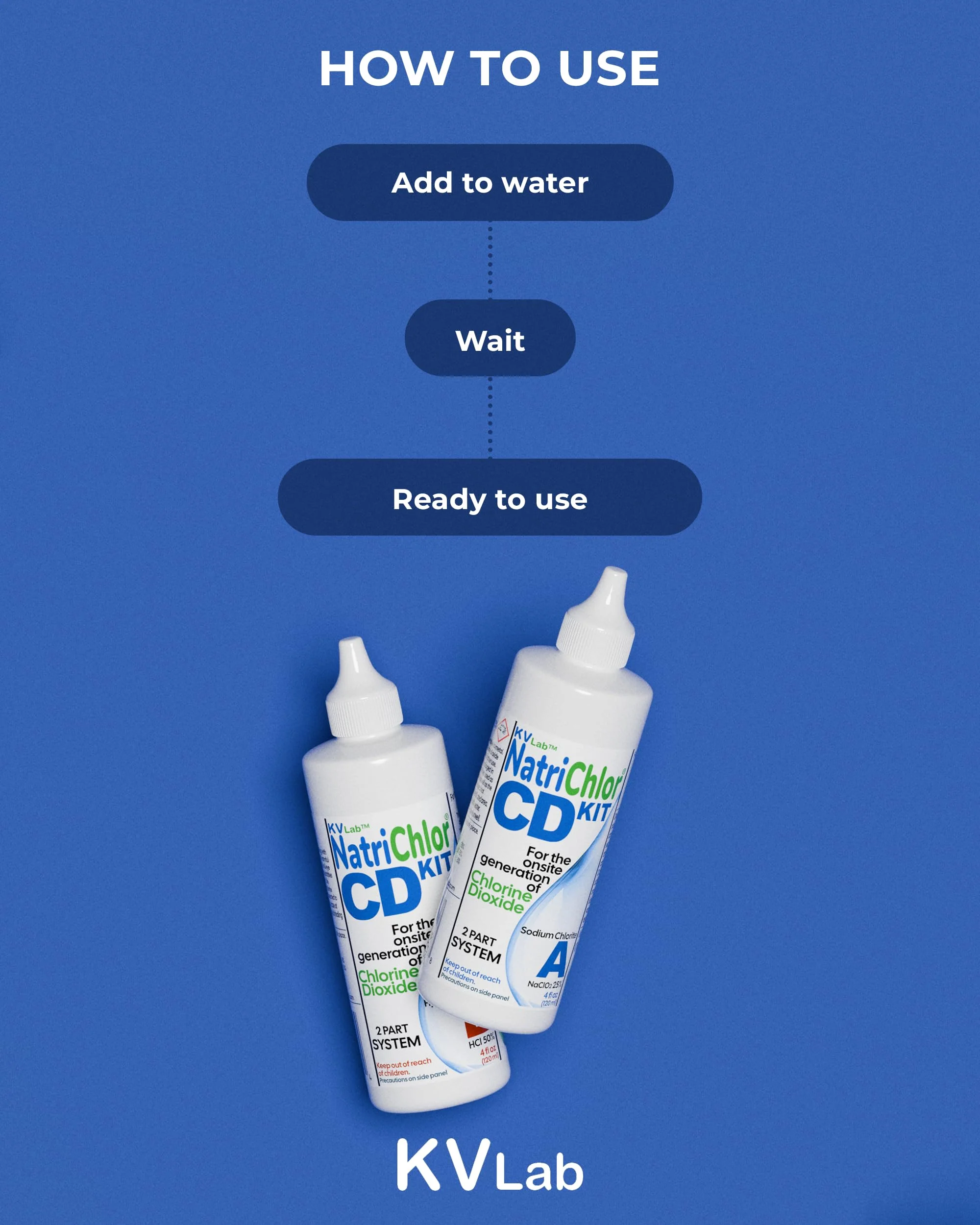 The Original NatriChlor CD Set w/Accu-Drop Bottles HCL Extra Large Size (8 oz Total) - Image 5