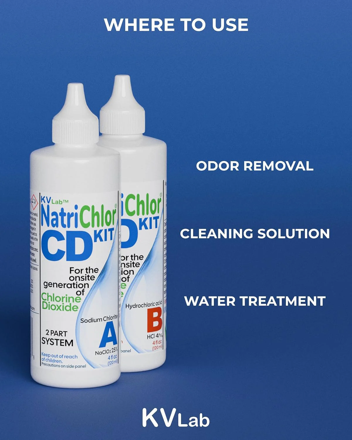 The Original NatriChlor CD Set w/Accu-Drop Bottles HCL Extra Large Size (8 oz Total) - Image 6