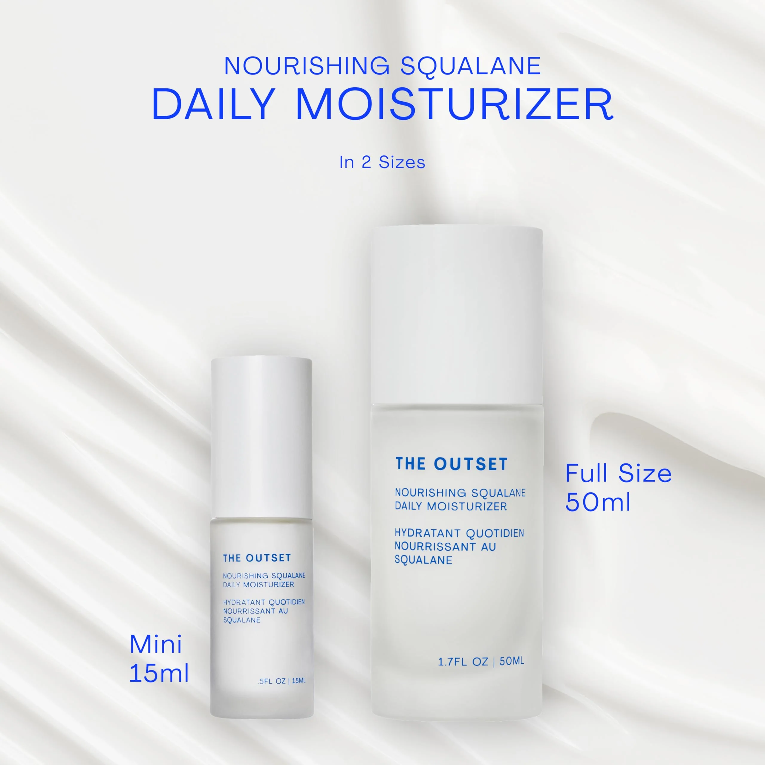 The Outset Squalane Daily Face Moisturizer, Hydrating Barrier Repair Face Cream, Non-Comedogenic, Fragrance-Free, Gluten Free Clean Vegan Facial Moisturizer for Sensitive & All Skin Types – 1.7 fl oz - Image 3