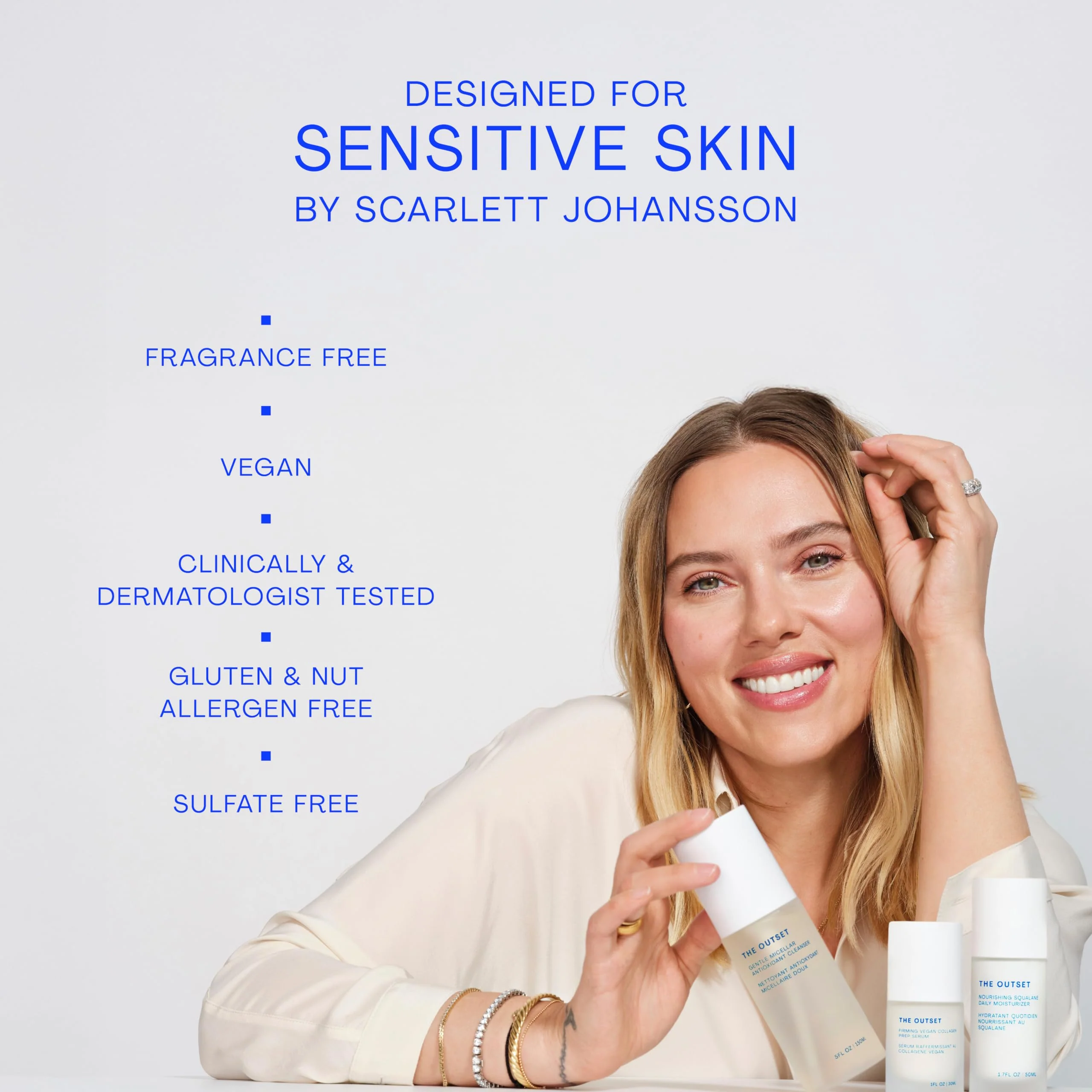The Outset Squalane Daily Face Moisturizer, Hydrating Barrier Repair Face Cream, Non-Comedogenic, Fragrance-Free, Gluten Free Clean Vegan Facial Moisturizer for Sensitive & All Skin Types – 1.7 fl oz - Image 4